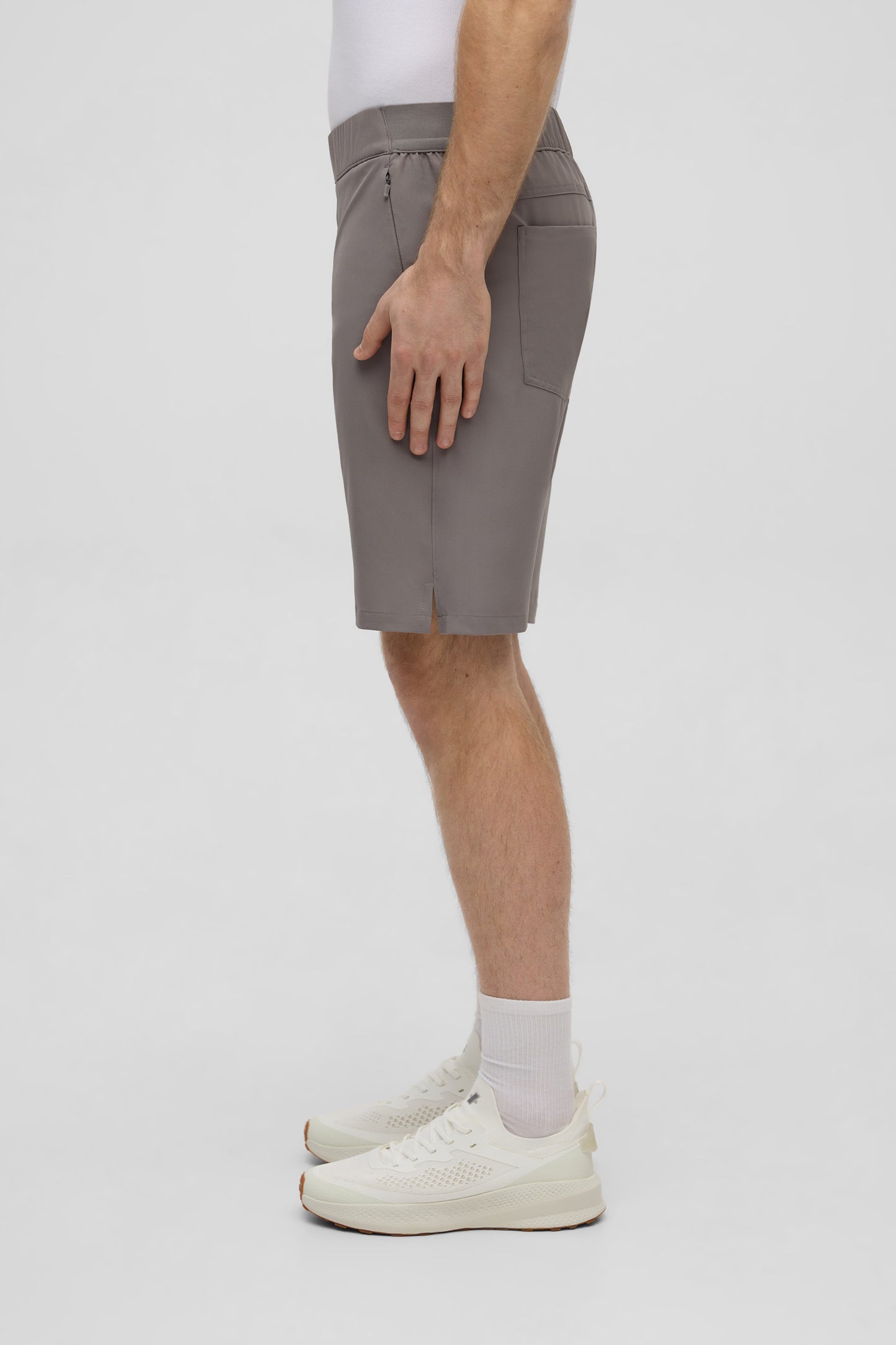 Short extensible facile d'entretien - Homme && GRIS