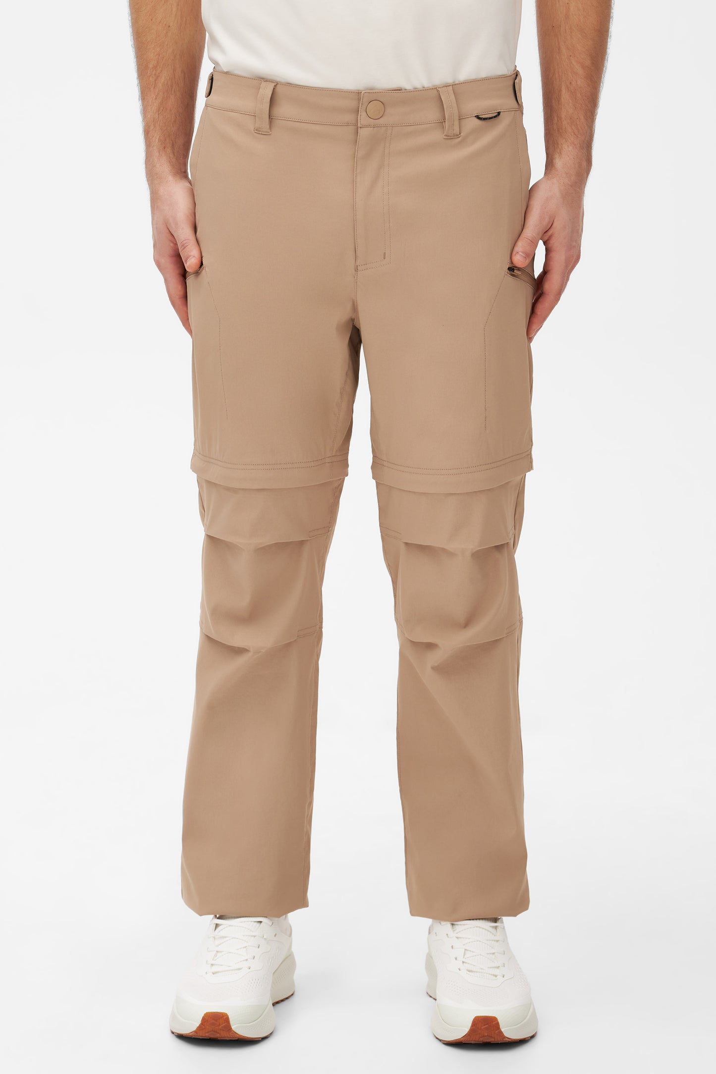 Pantalon convertible à séchage rapide - Homme && BRUN