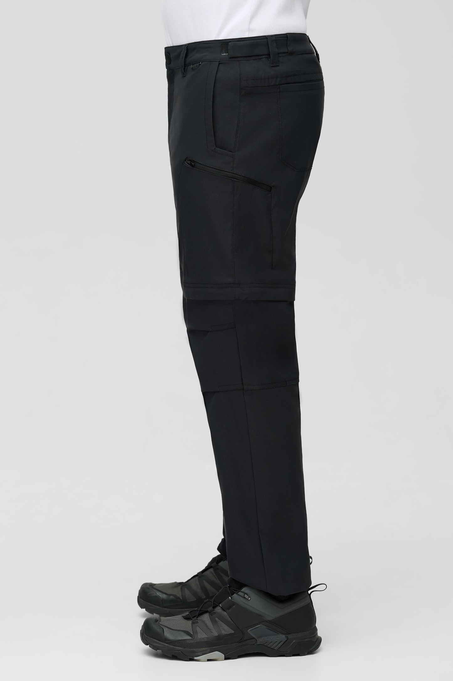 Pantalon convertible à séchage rapide - Homme && GRIS FONCE