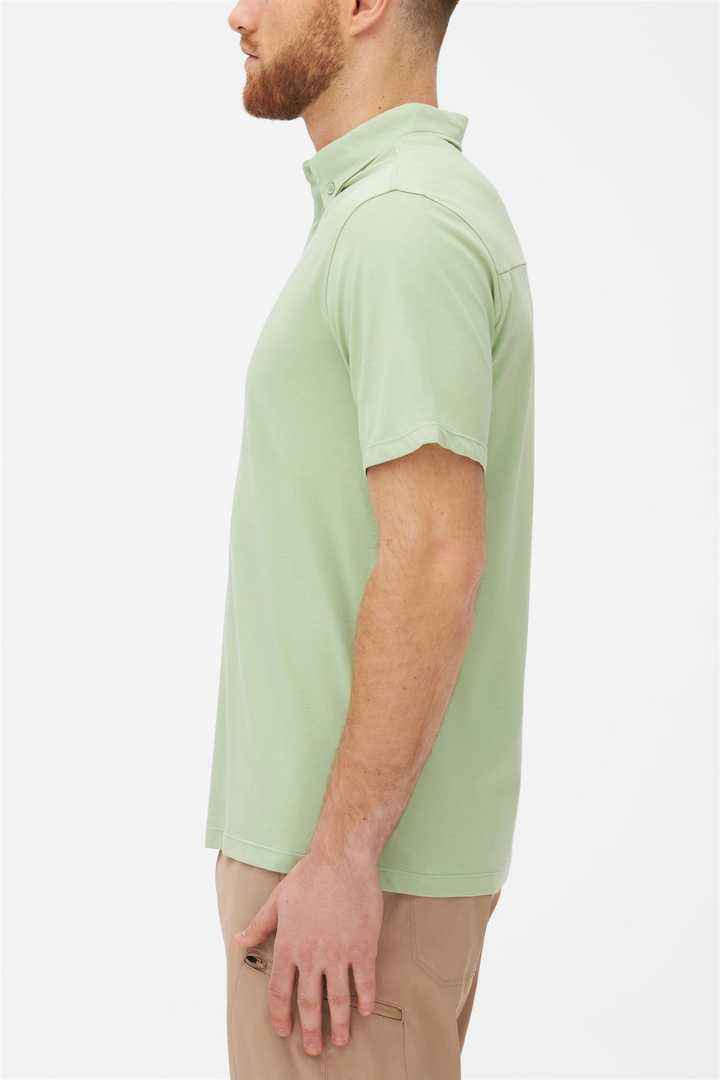 Polo technique respirant en bambou - Homme && VERT