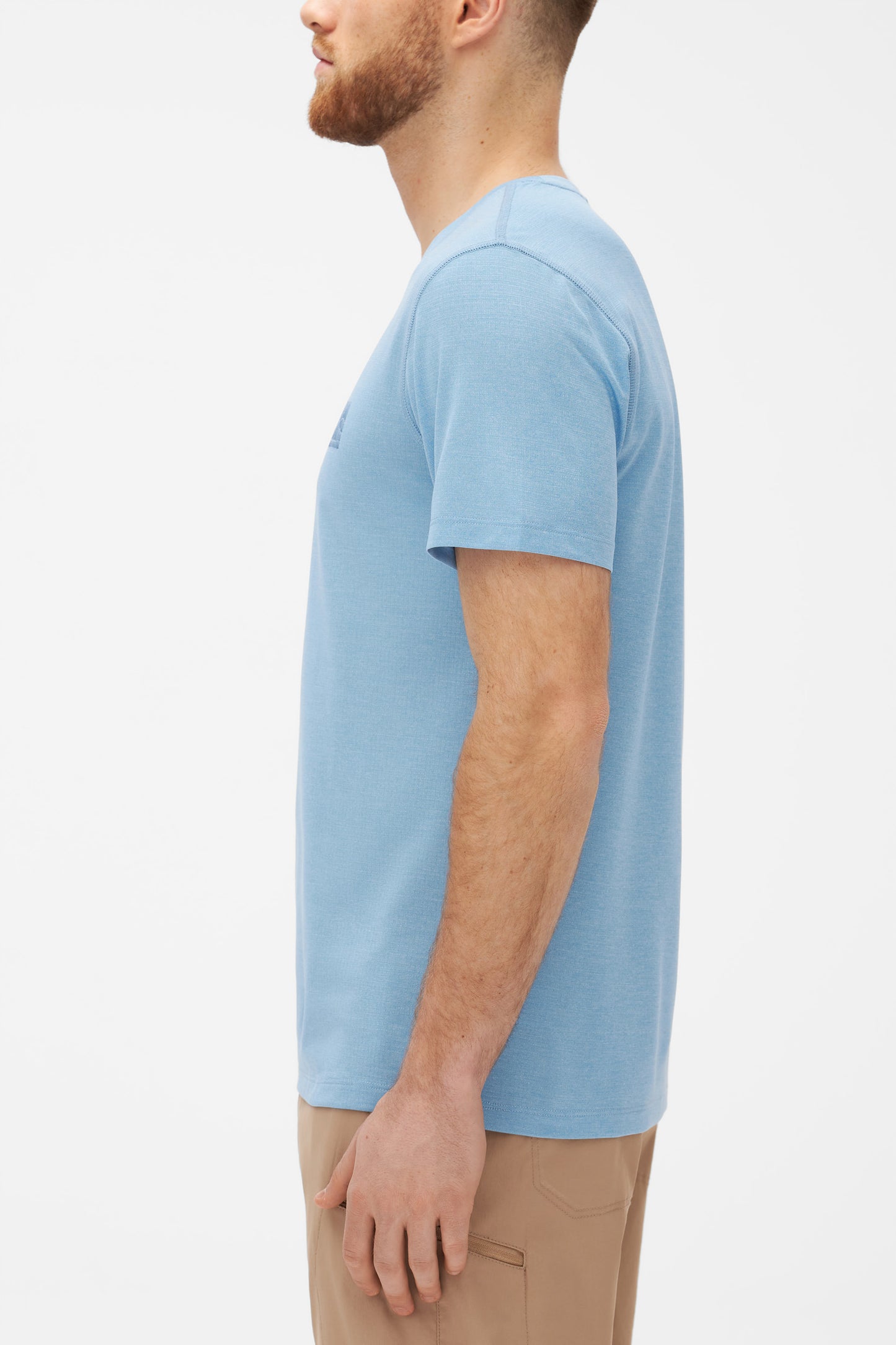 T-shirt sport évacuant l'humidité - Homme && BLEU MIXTE