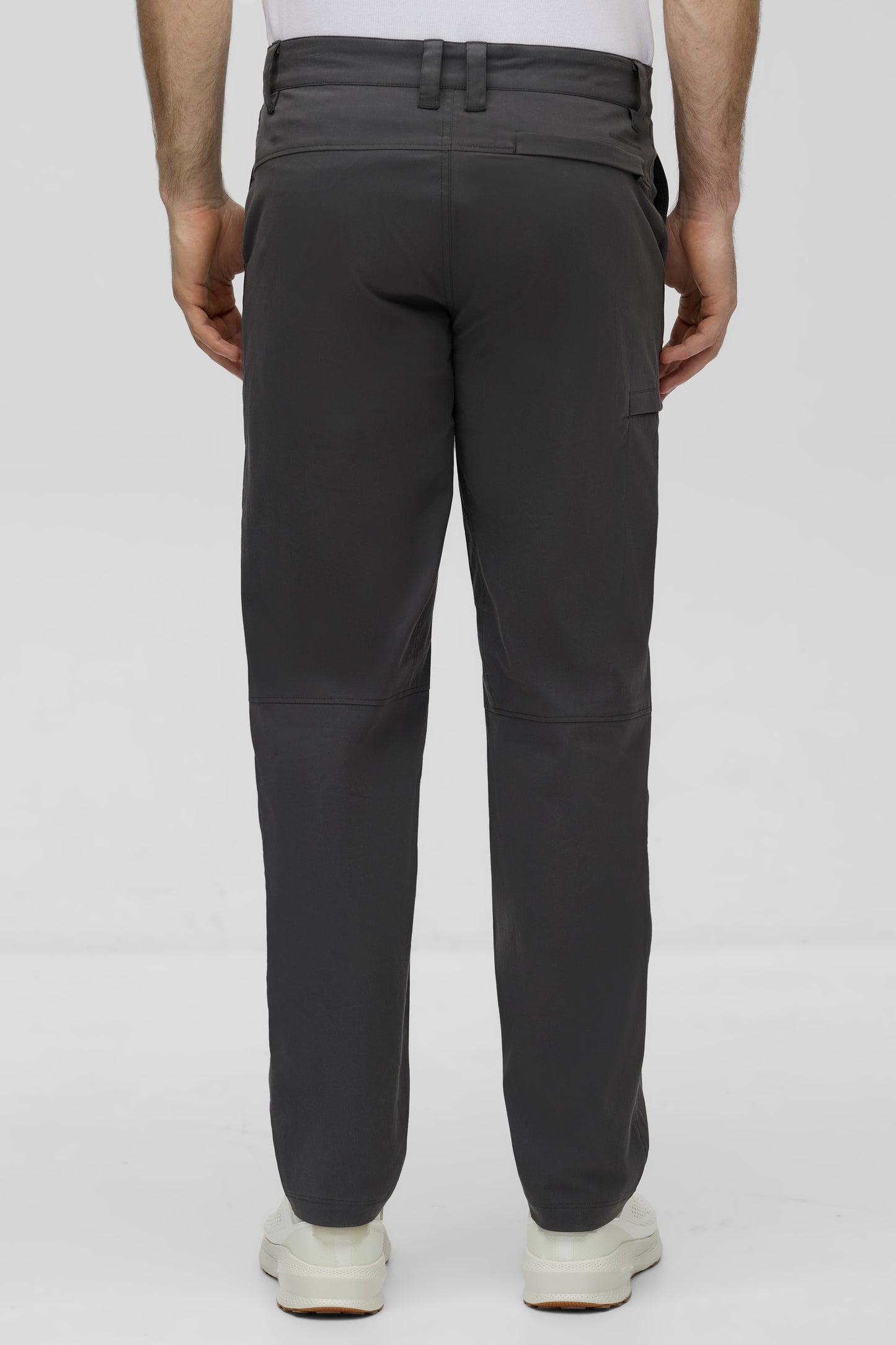 Pantalon cargo technique avec traitement déperlant sans PFC - Homme && GRIS FONCE