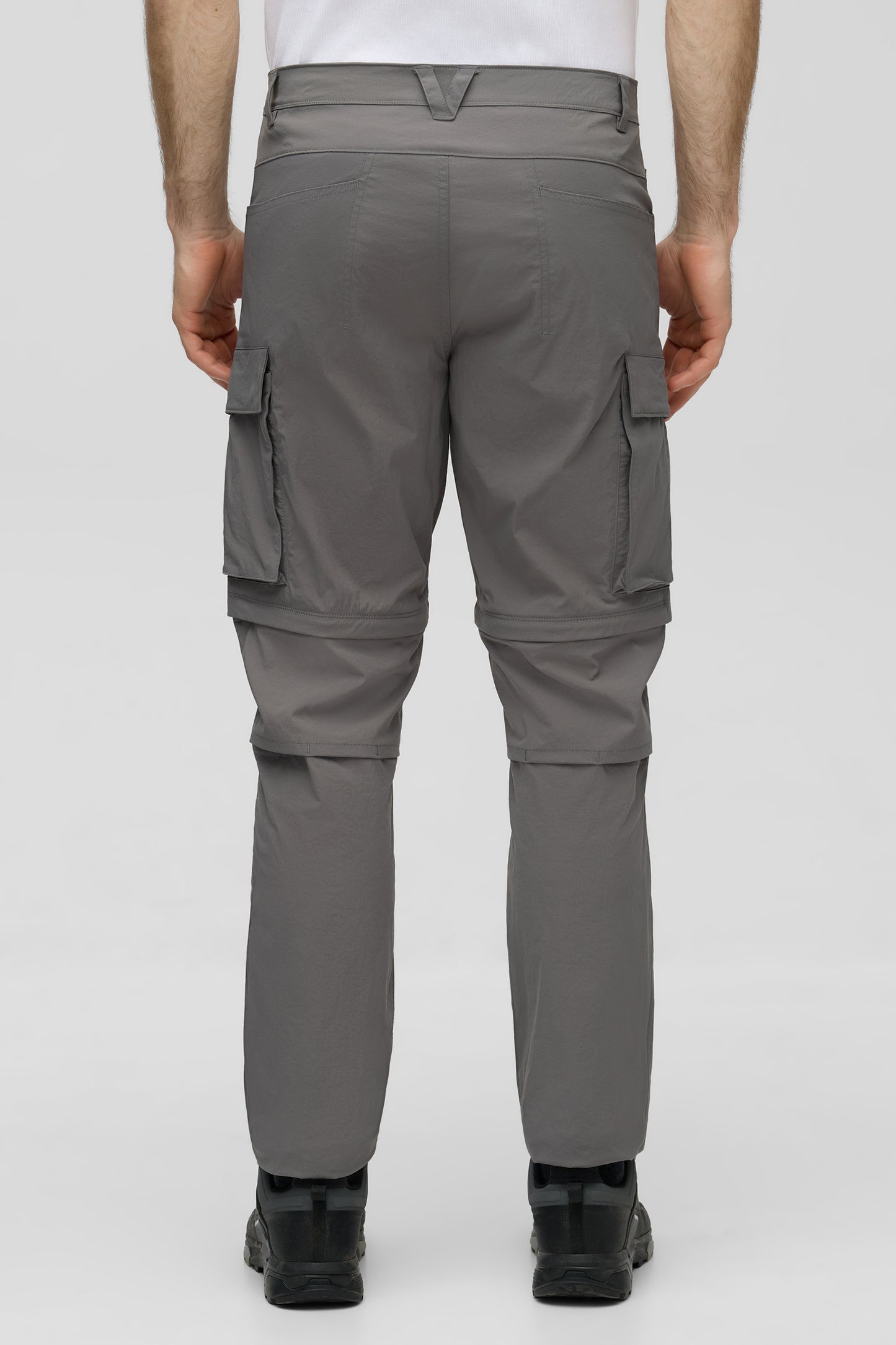 Pantalon cargo convertible à séchage rapide - Homme && GRIS