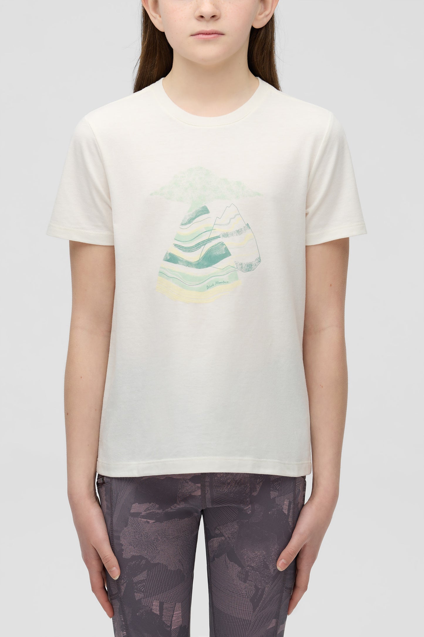 T-shirt doux écoresponsable - Ado fille && BLANC