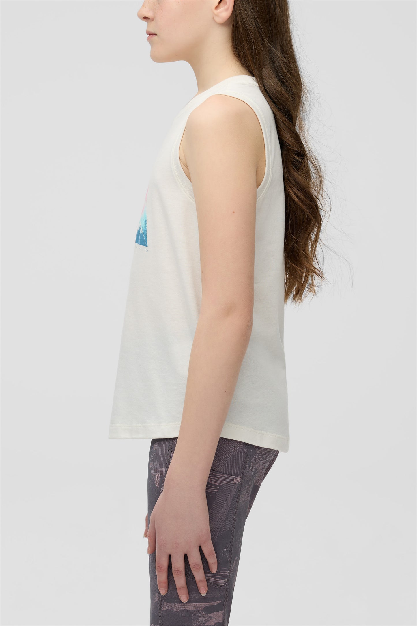Camisole douce écoresponsable - Ado fille && BLANC
