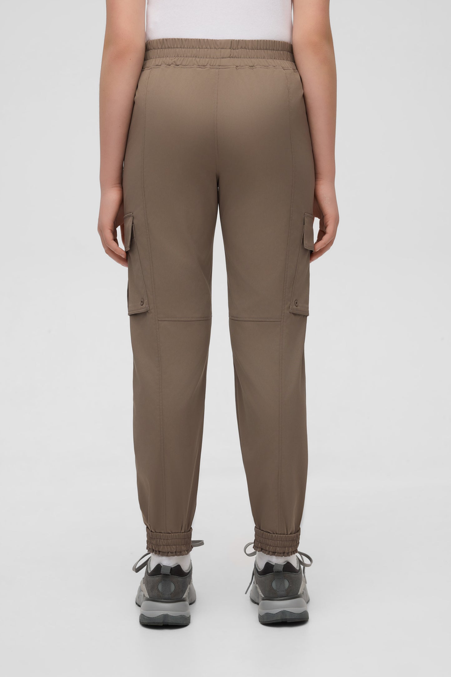 Pantalon cargo technique à séchage rapide - Ado fille && BRUN
