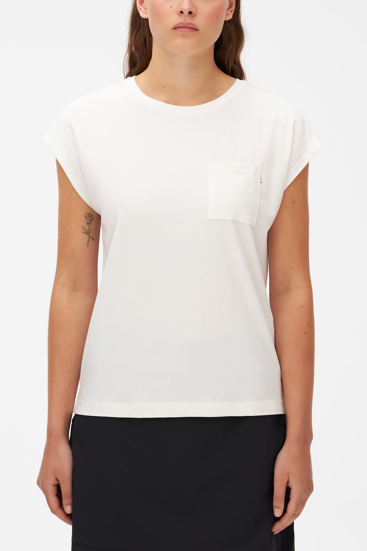 T-shirt technique à séchage rapide - Femme && BLANC