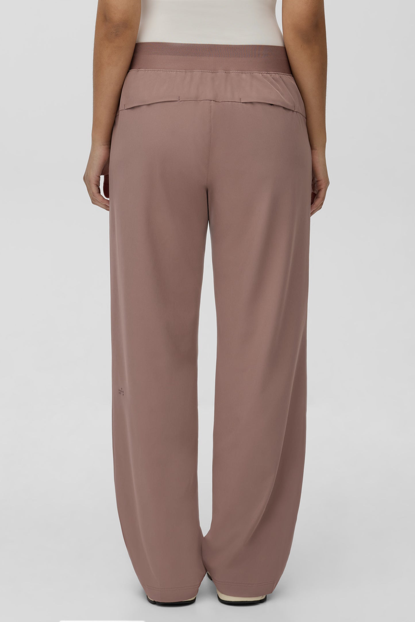 Pantalon extensible antifroissement - Femme && BRUN