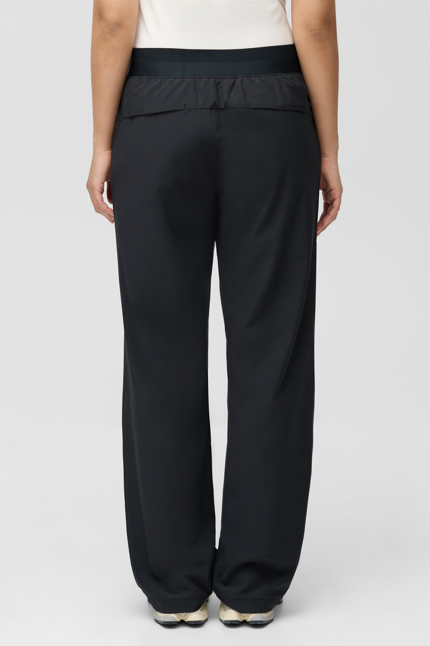 Pantalon extensible antifroissement - Femme && GRIS FONCE