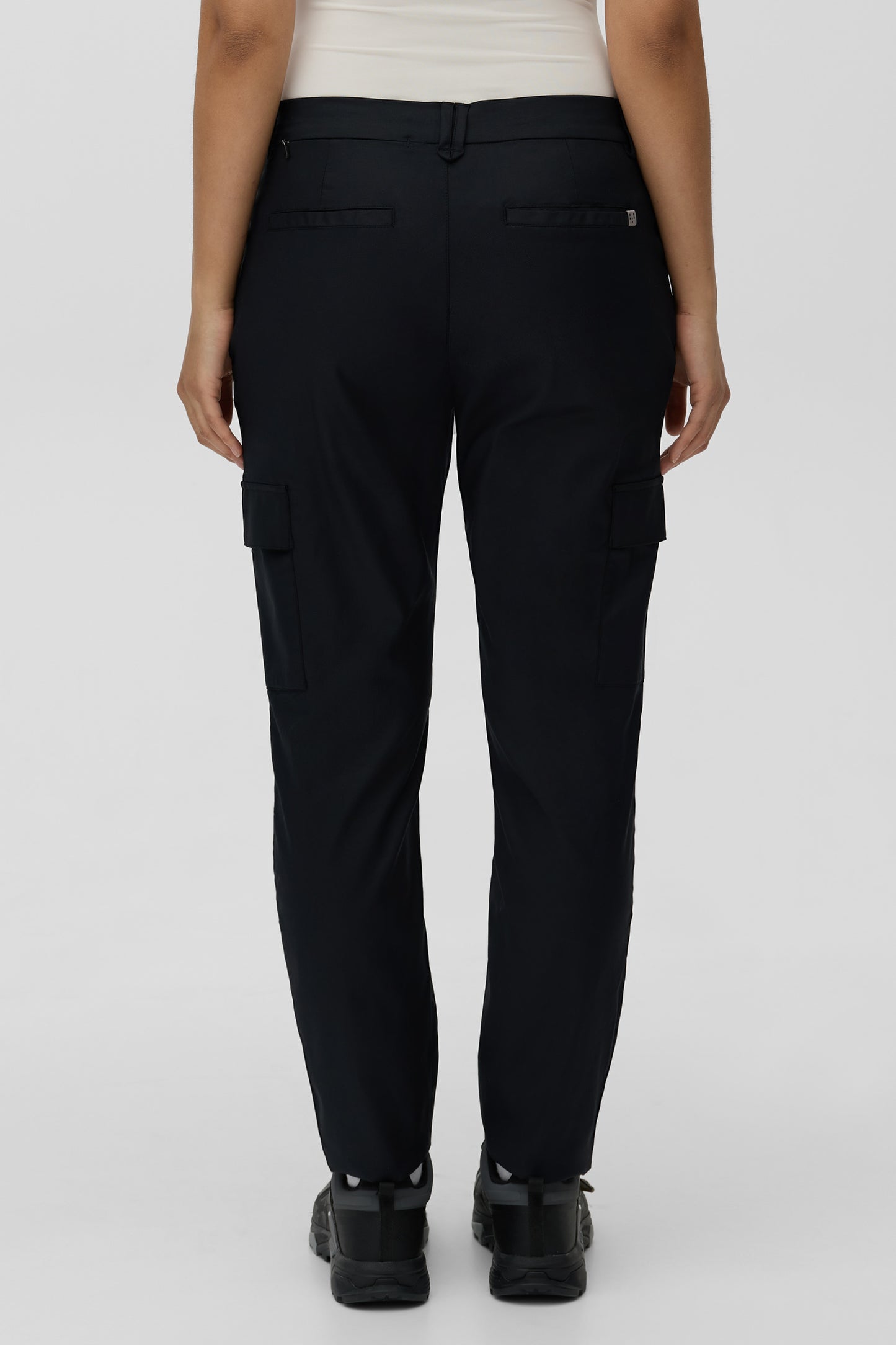 Pantalon cargo polyvalent à séchage rapide - Femme && GRIS FONCE