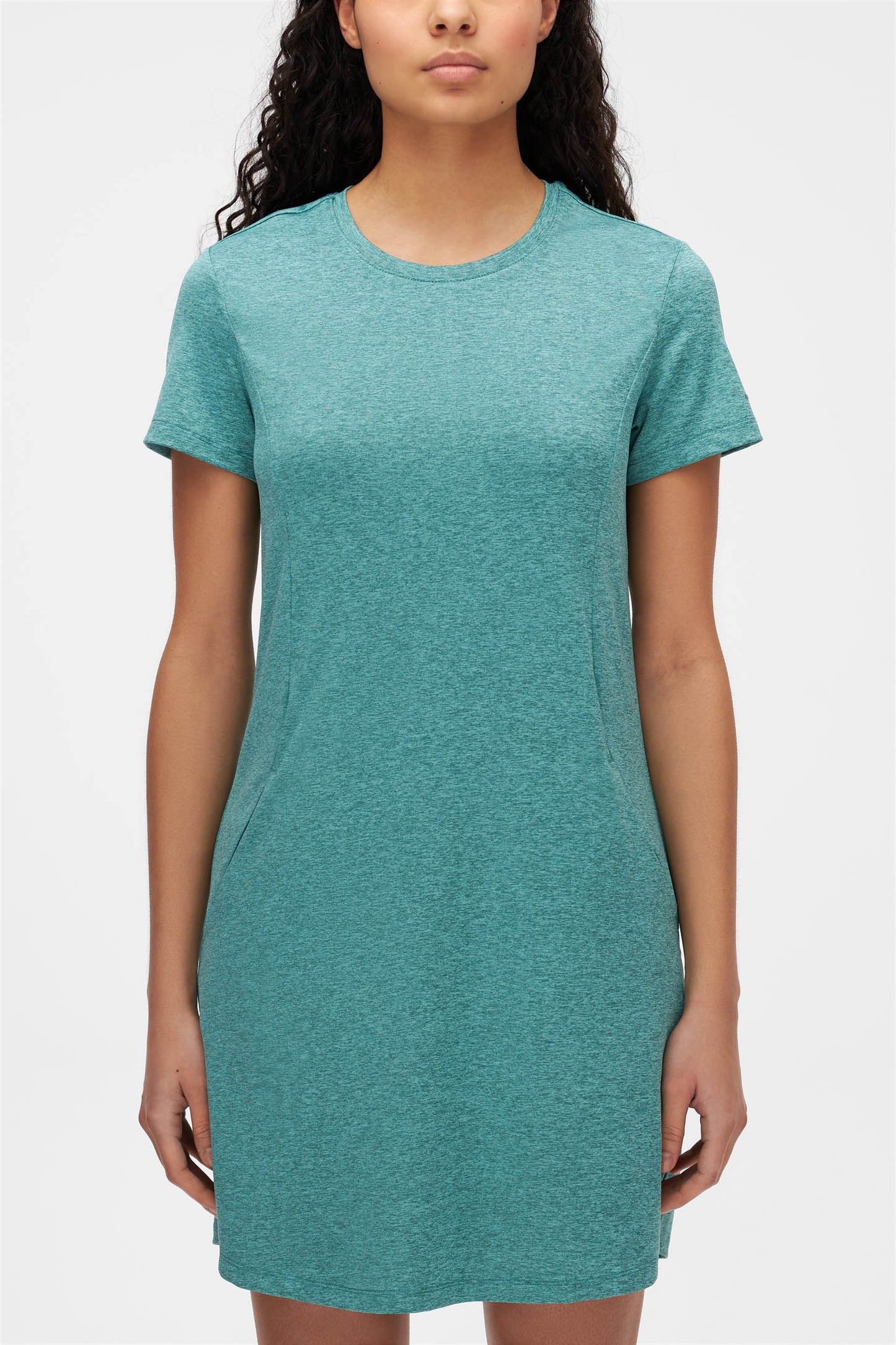Robe t-shirt à séchage rapide - Femme && VERT MIXTE