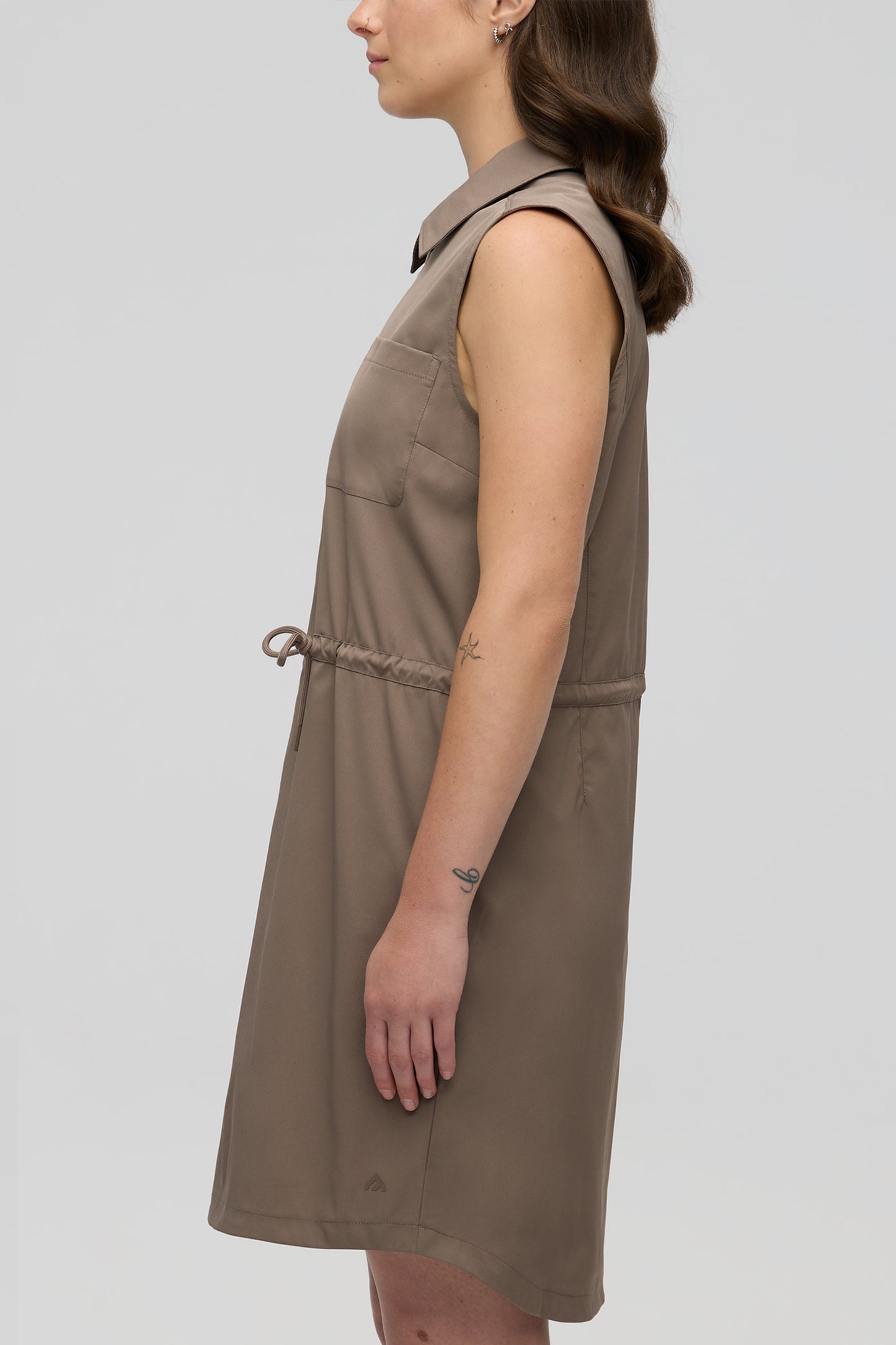 Robe technique à séchage rapide - Femme && TAUPE