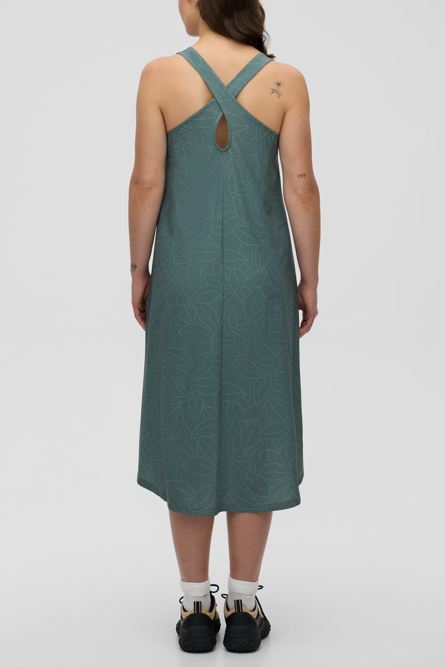 Robe technique à séchage rapide - Femme && VERT/MULTI