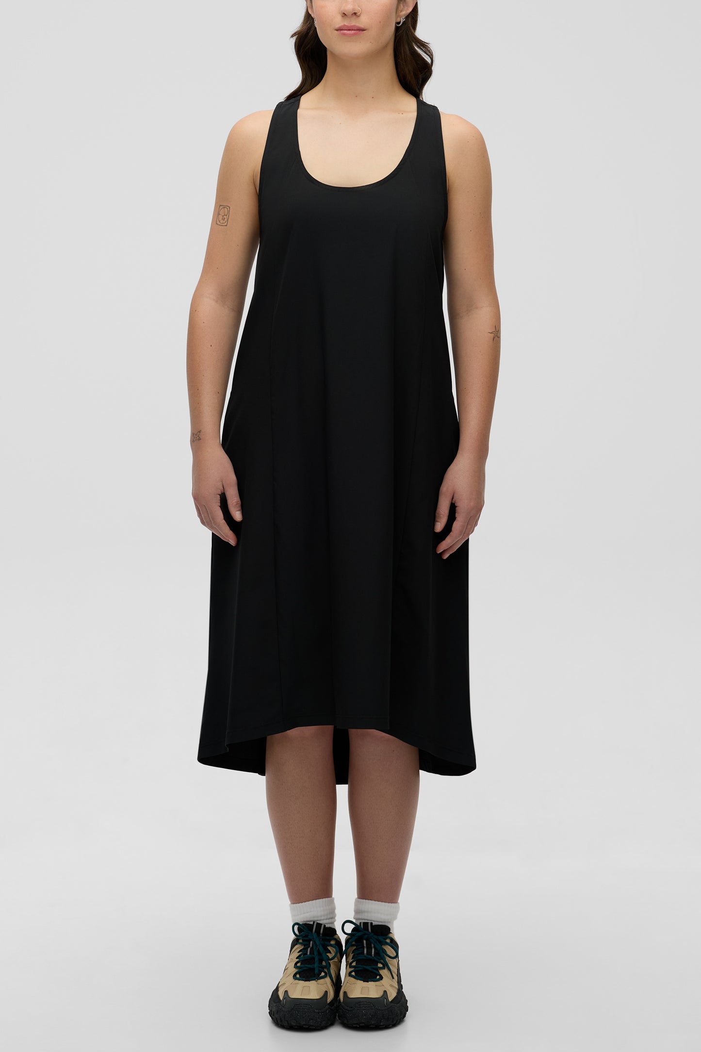 Robe technique à séchage rapide - Femme && GRIS FONCE