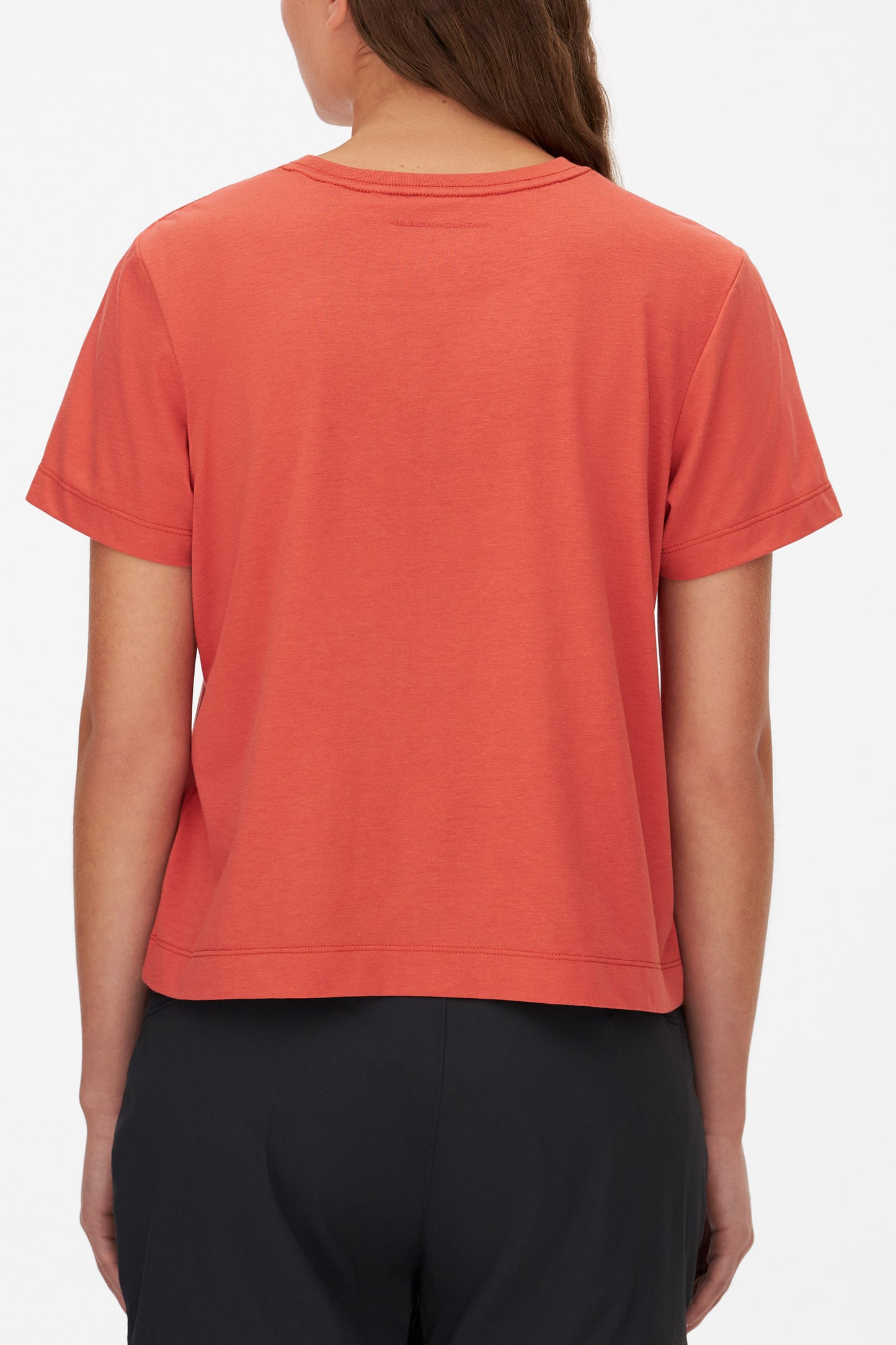 T-shirt court performant avec impression - Femme && ORANGE