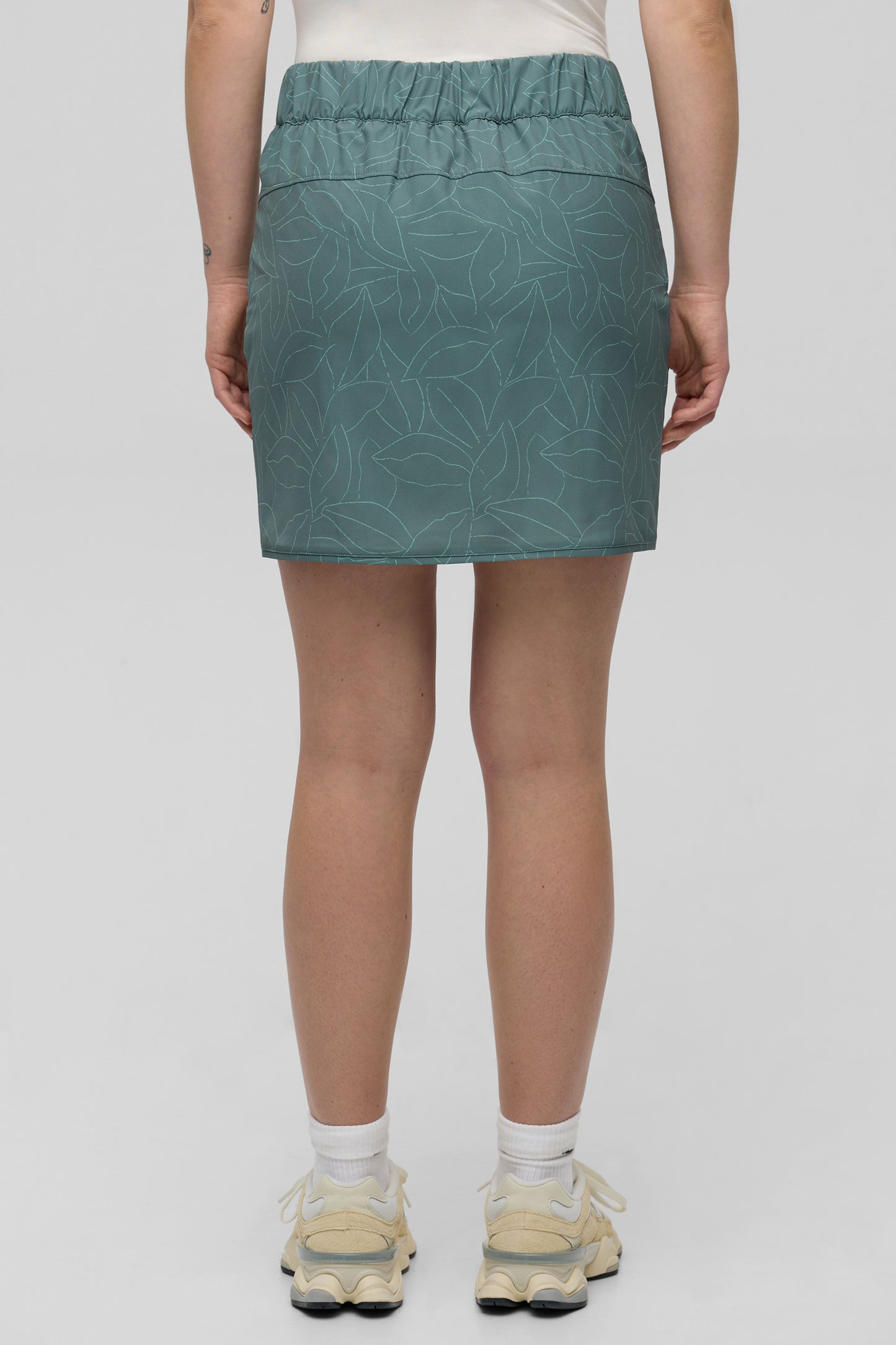 Jupe-short à séchage rapide - Femme && VERT/MULTI