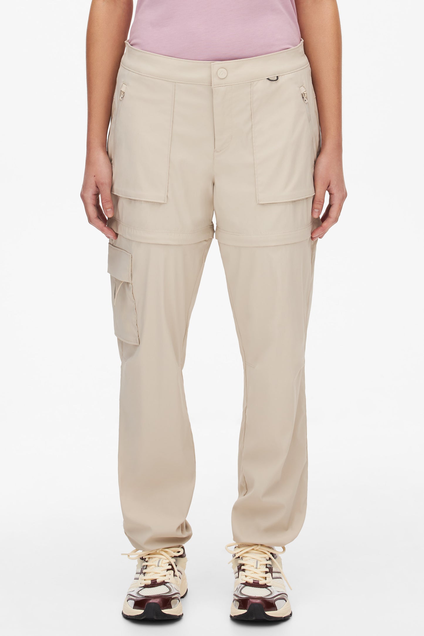 Pantalon convertible antifroissement - Femme && GRIS