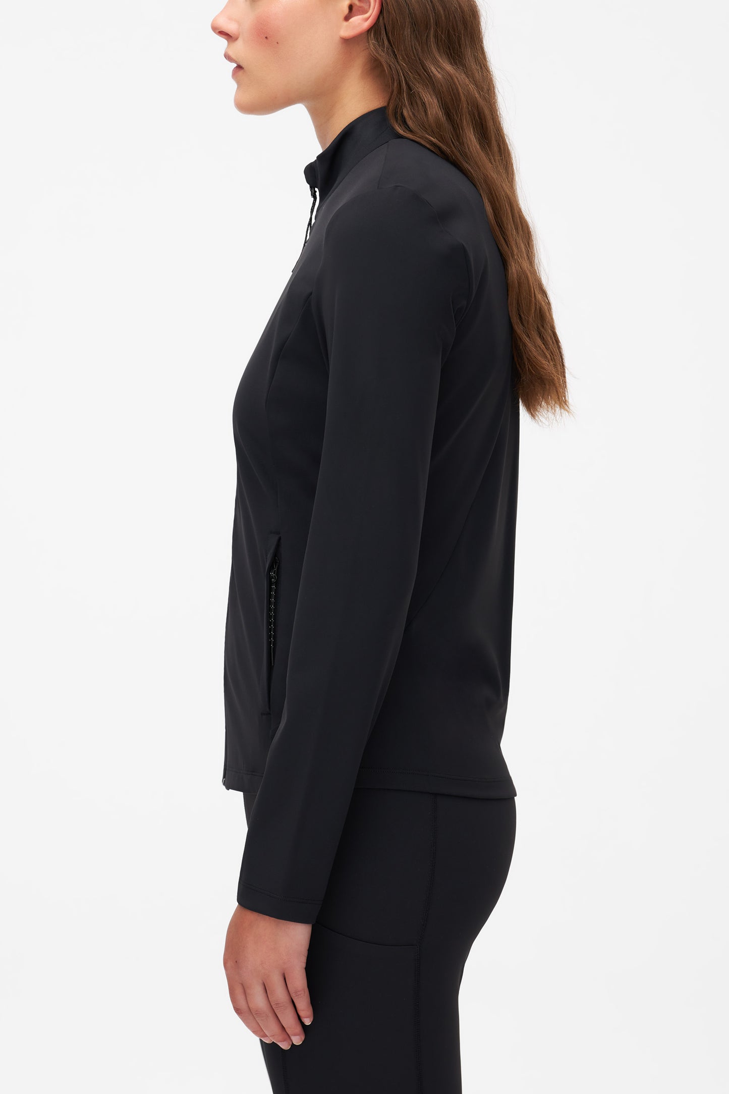 Veste ultraextensible à compression élévée - Femme && GRIS FONCE