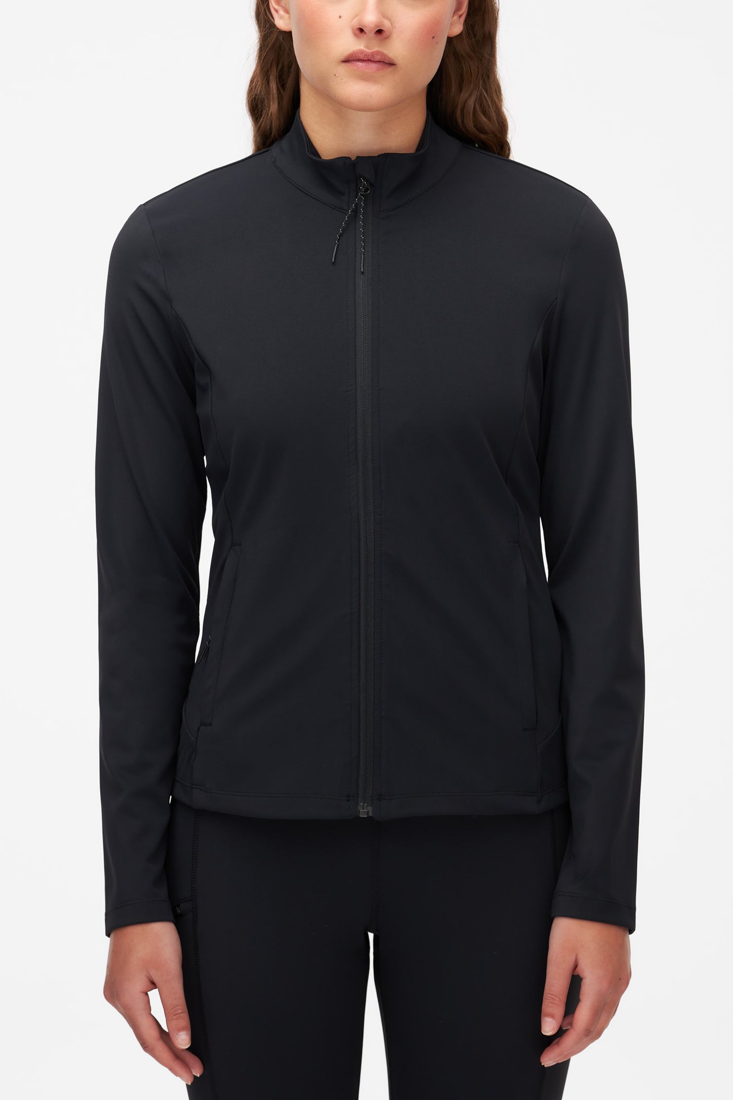 Veste ultraextensible à compression élévée - Femme && GRIS FONCE