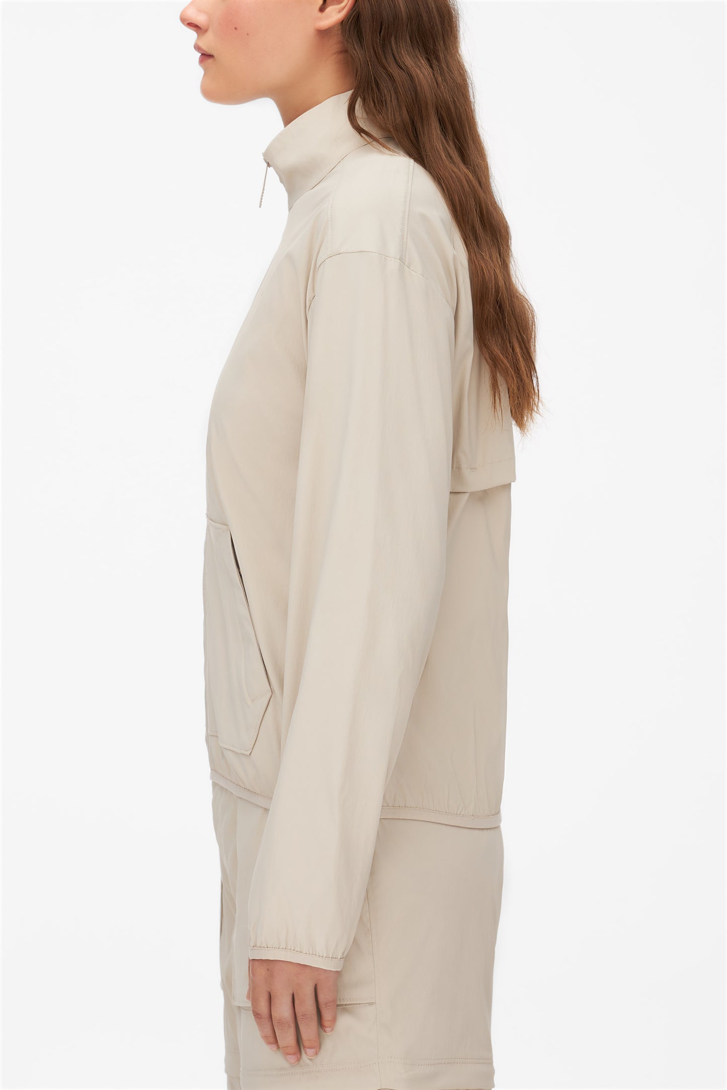 Veste coupe vent à séchage rapide - Femme && GRIS