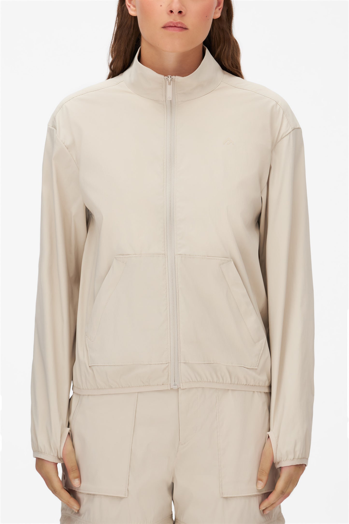Veste coupe vent à séchage rapide - Femme && GRIS