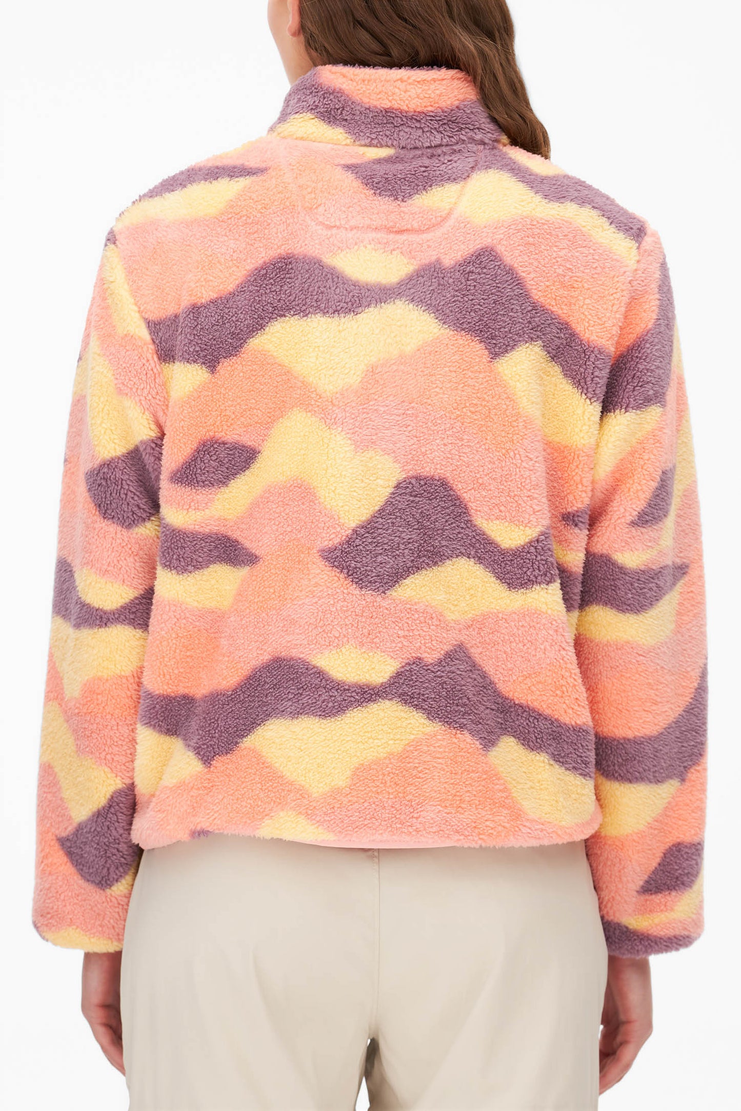 Chandail ultradoux en sherpa - Femme && ROSE MULTI