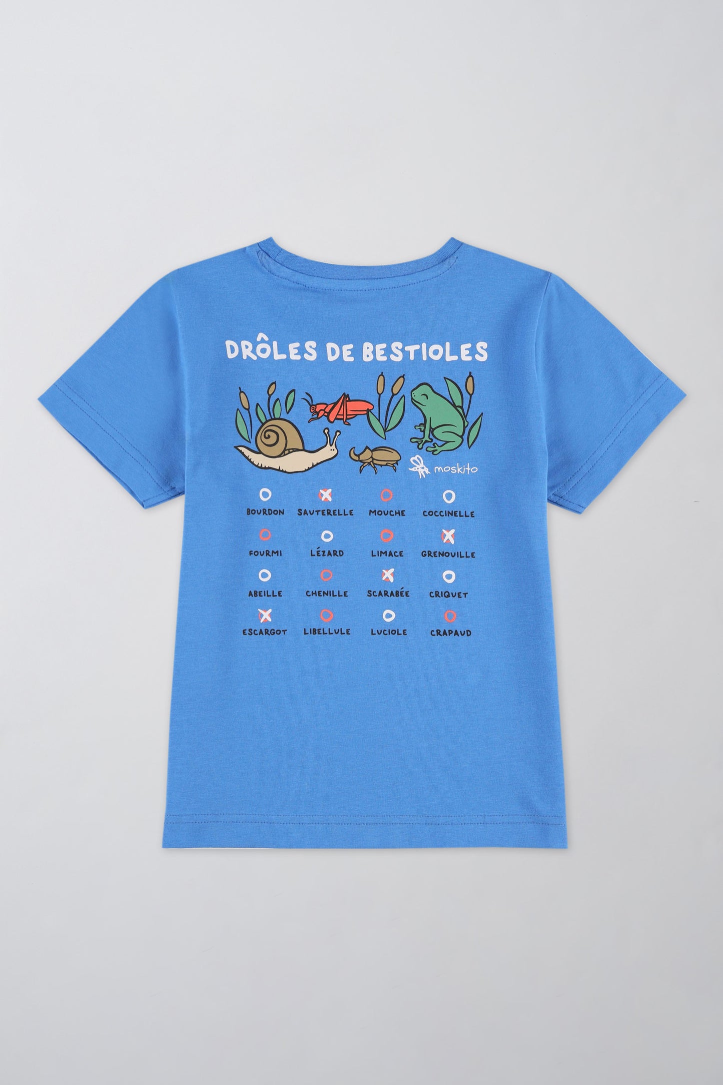 T-shirt respirant en coton - Enfant garçon && BLEU