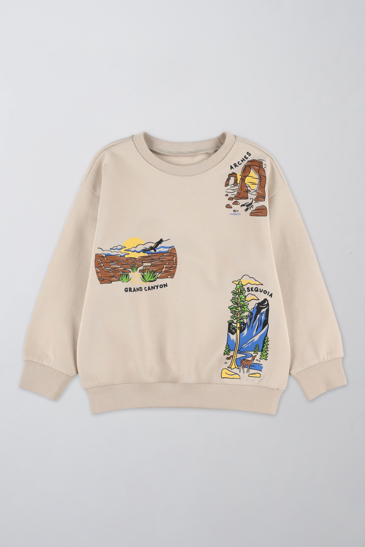 Chandail en coton ouaté confortable - Enfant garçon && BEIGE