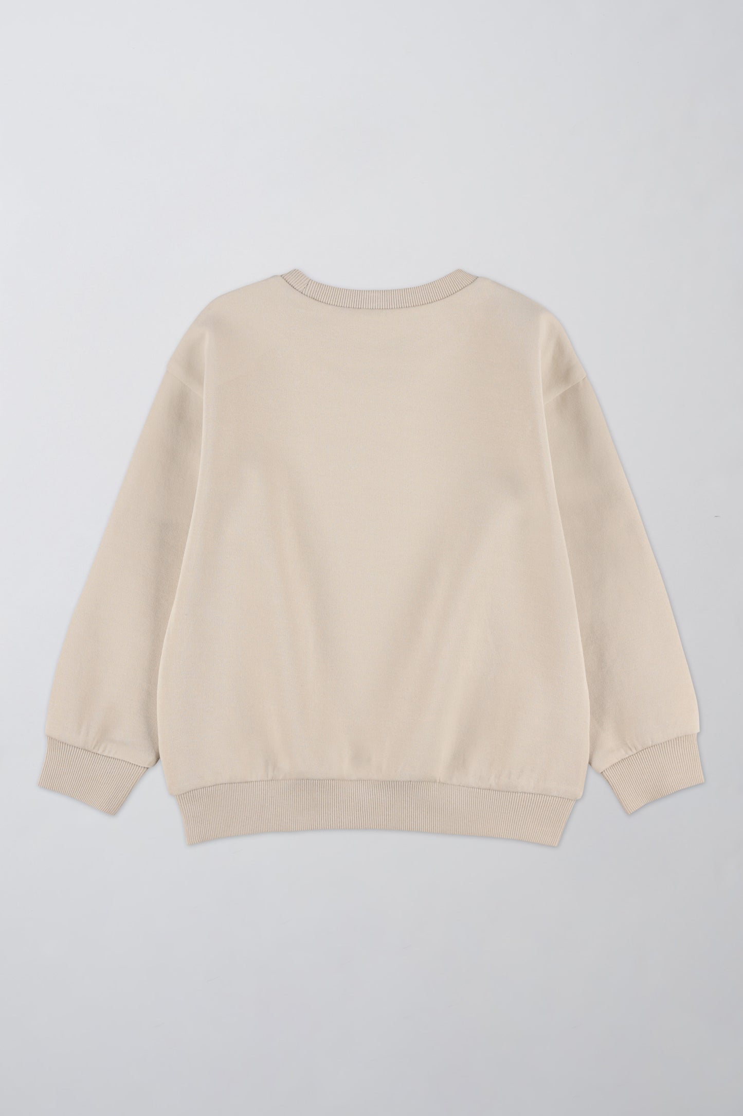Chandail en coton ouaté confortable - Enfant garçon && BEIGE