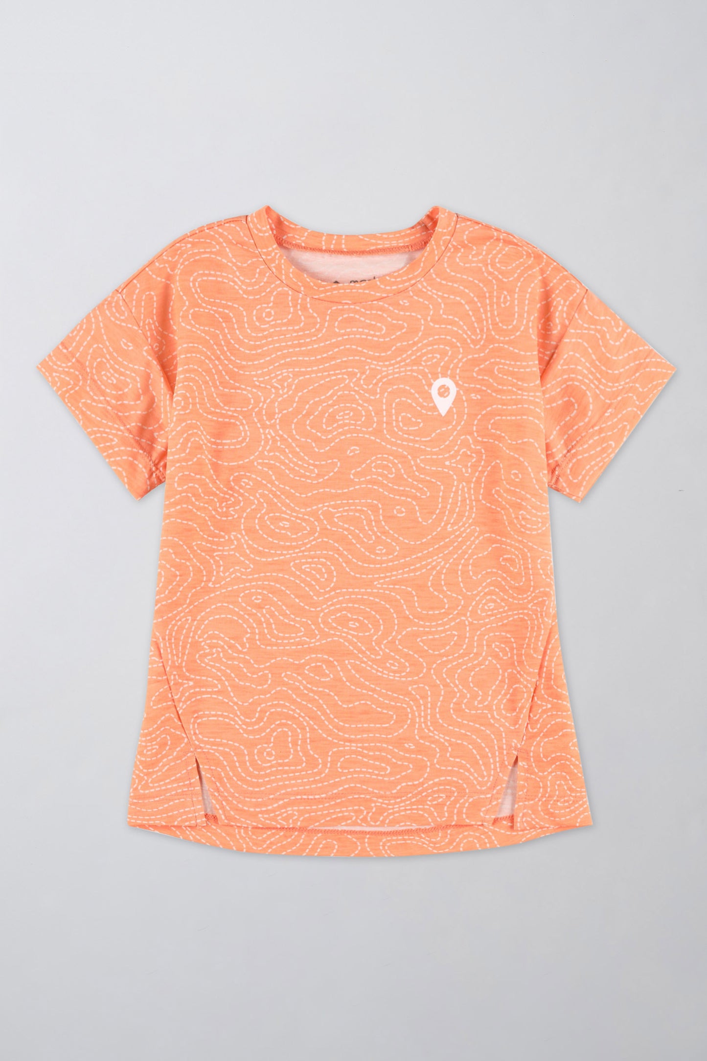T-shirt léger en lyocell - Enfant fille && ORANGE