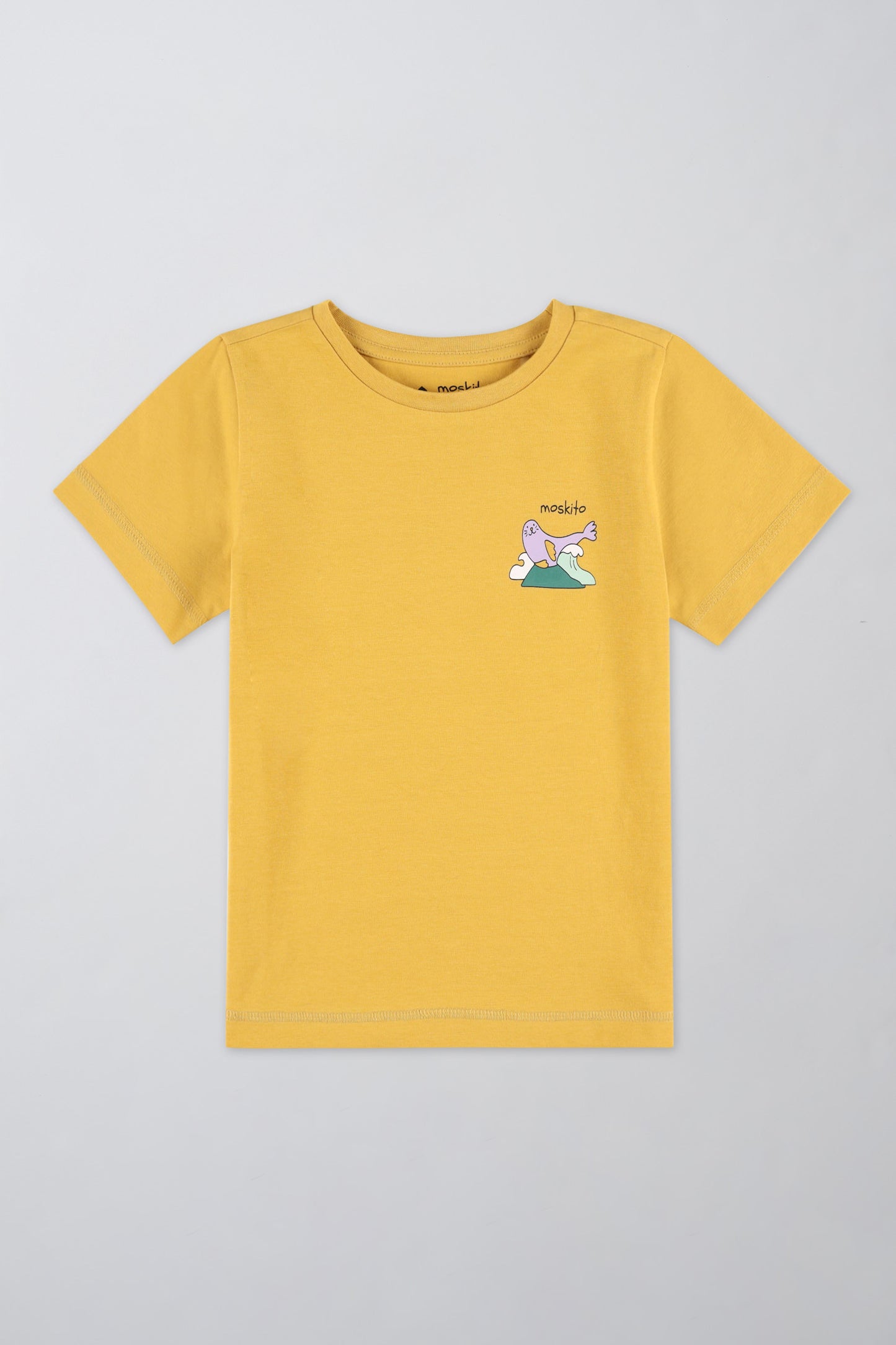 T-shirt respirant en coton - Enfant fille && JAUNE