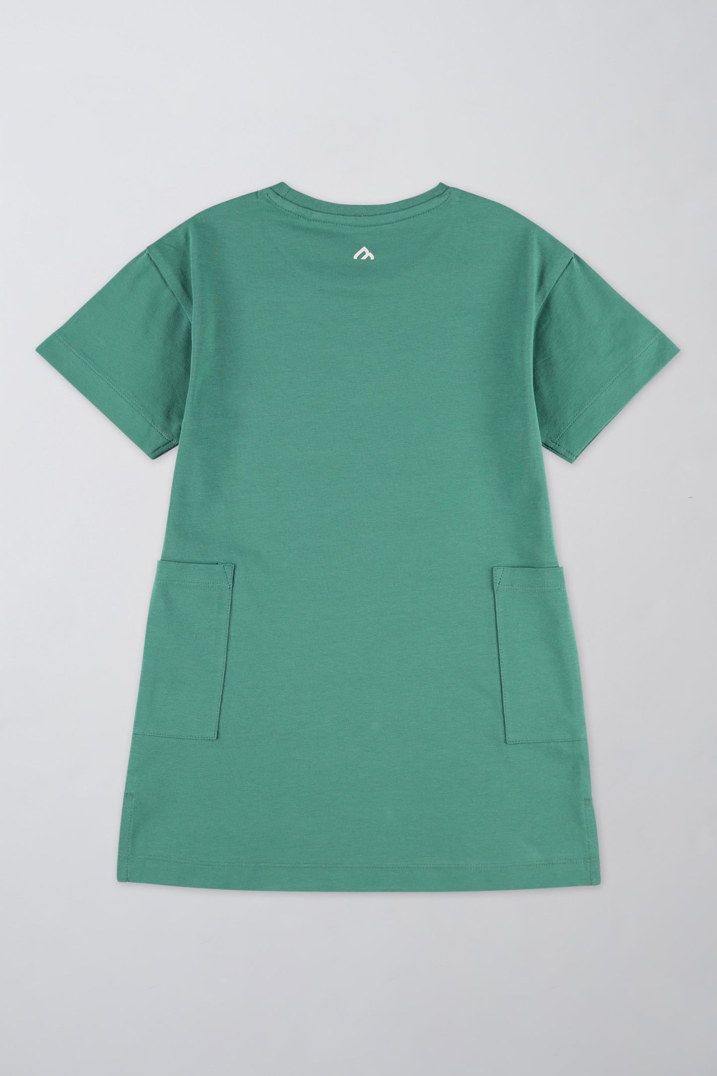 Robe t-shirt respirante en coton - Enfant fille && VERT