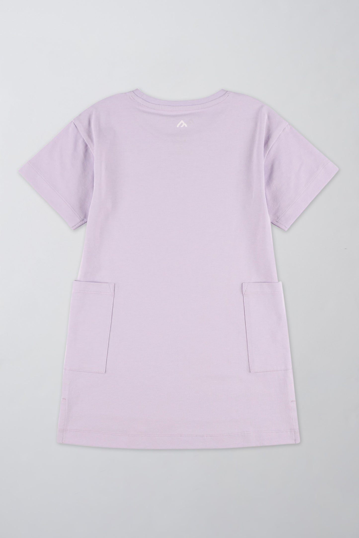 Robe t-shirt respirante en coton - Enfant fille && LILAS