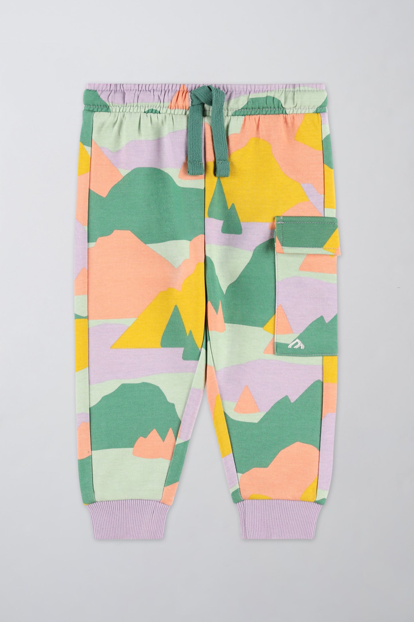 Pantalon jogger extensible - Bébé fille && LILAS MULTI