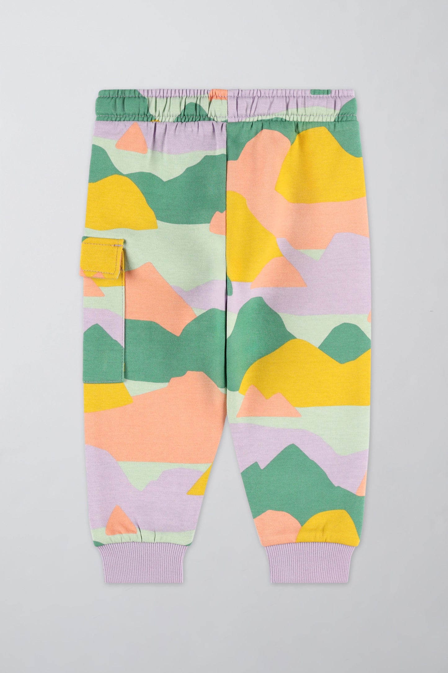 Pantalon jogger extensible - Bébé fille && LILAS MULTI