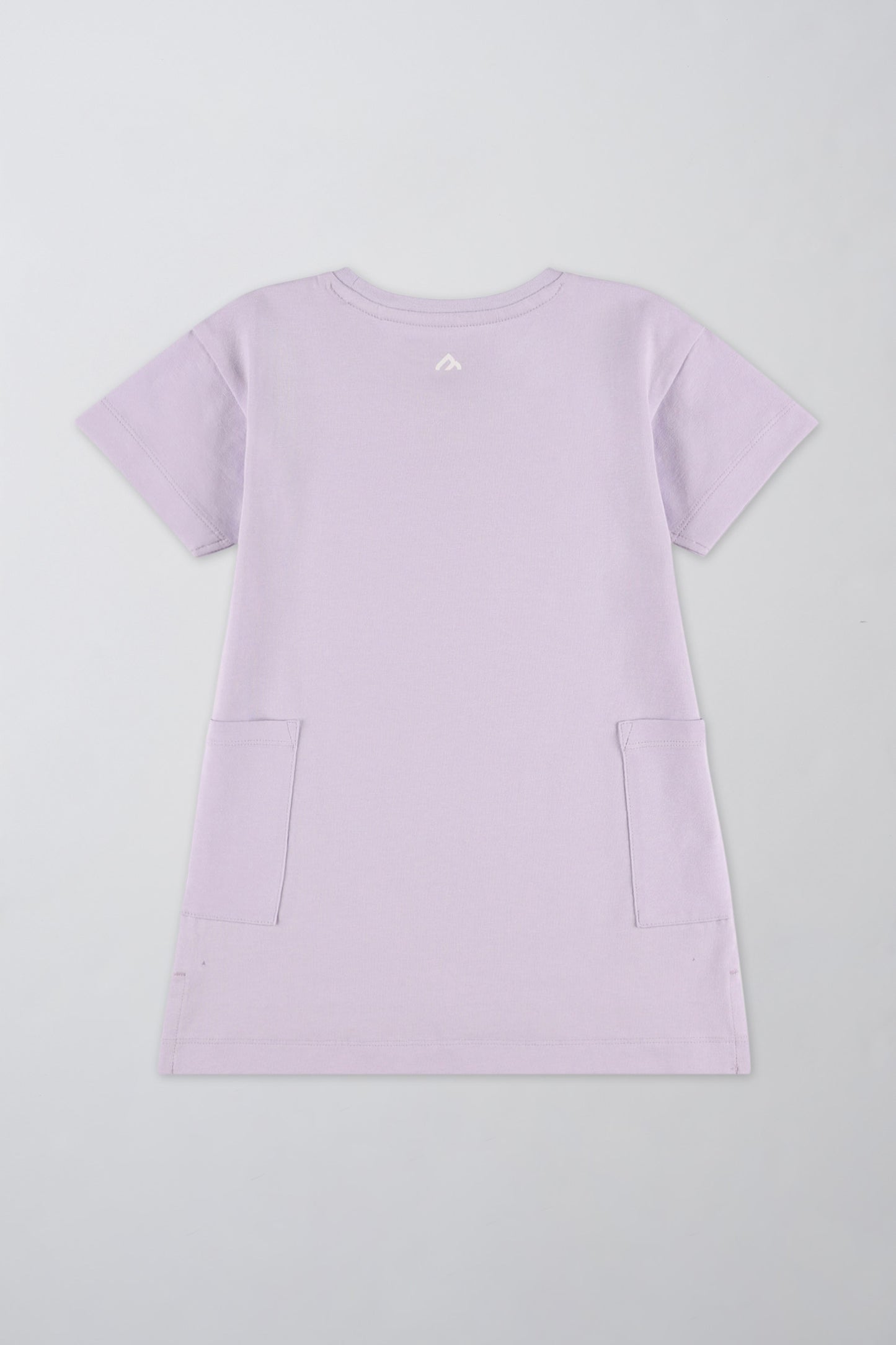 Robe t-shirt respirante en coton - Bébé fille && LILAS
