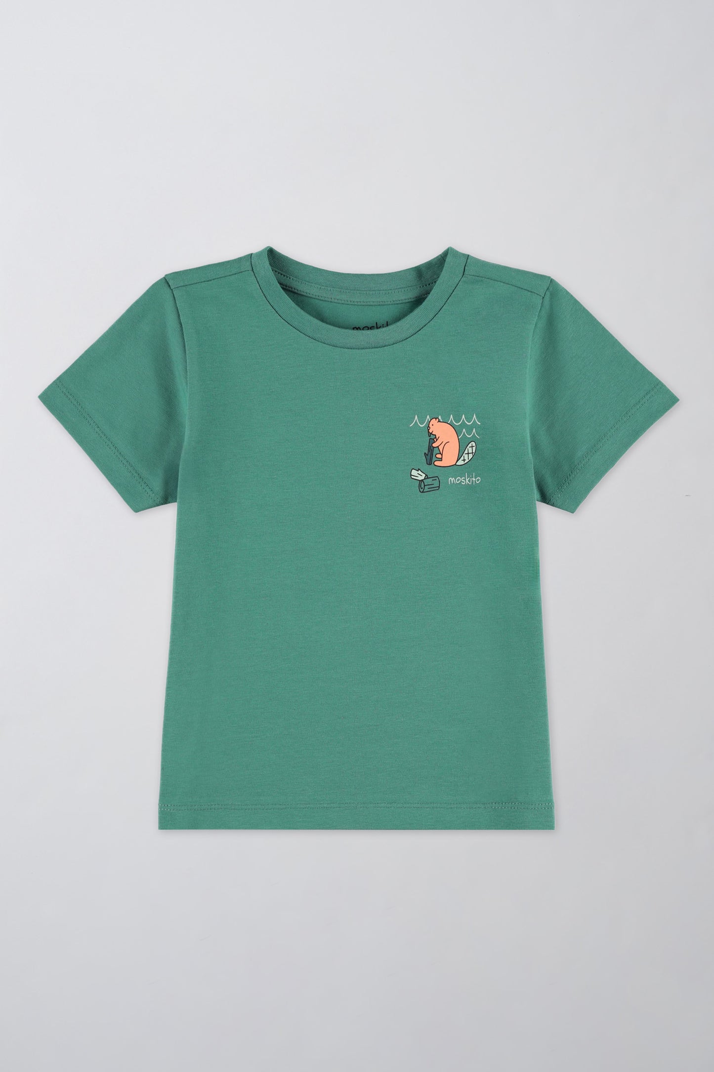 T-shirt respirant en coton - Bébé fille && VERT