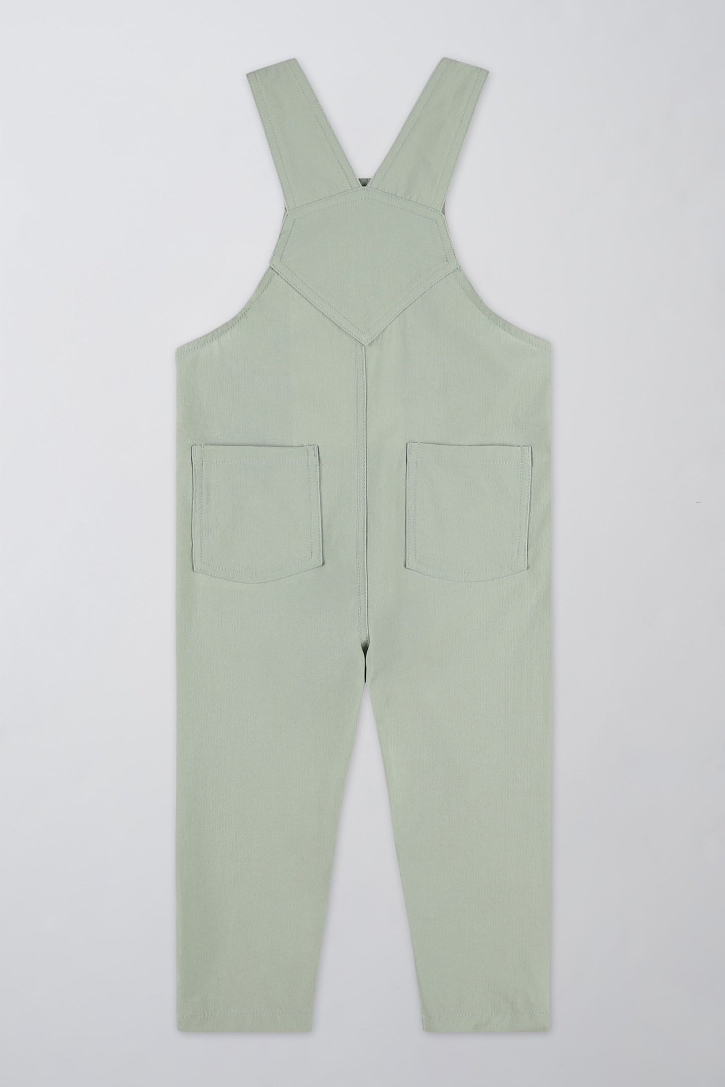 Salopette extensible en ripstop - Bébé fille && VERT