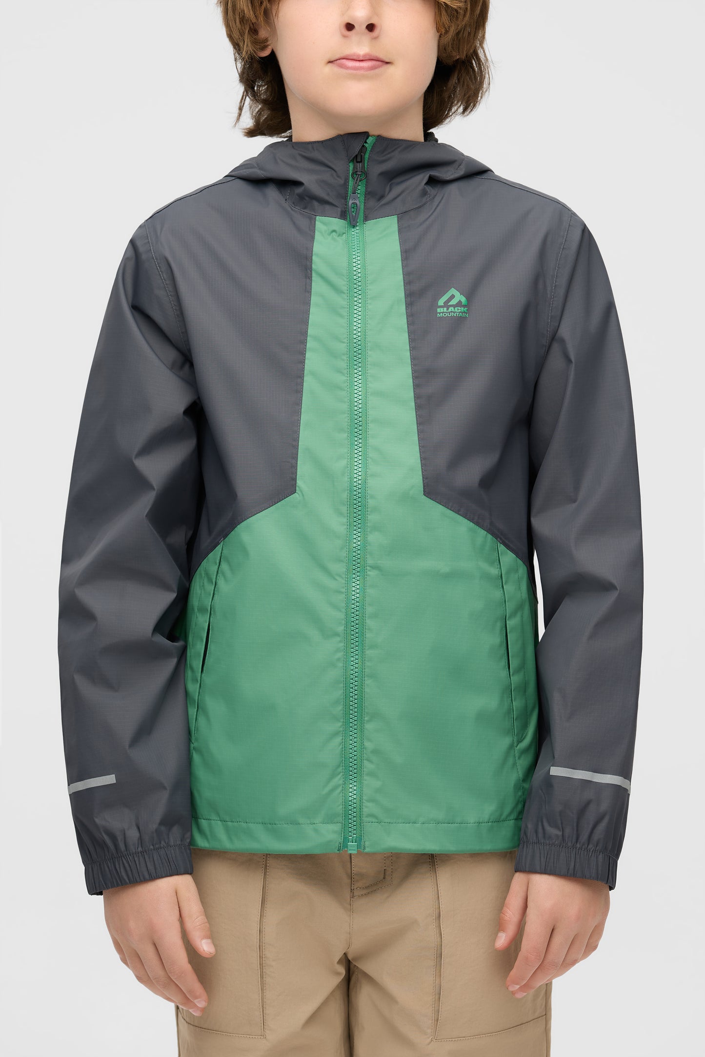 Manteau imperméable performant - Ado garçon && GRIS