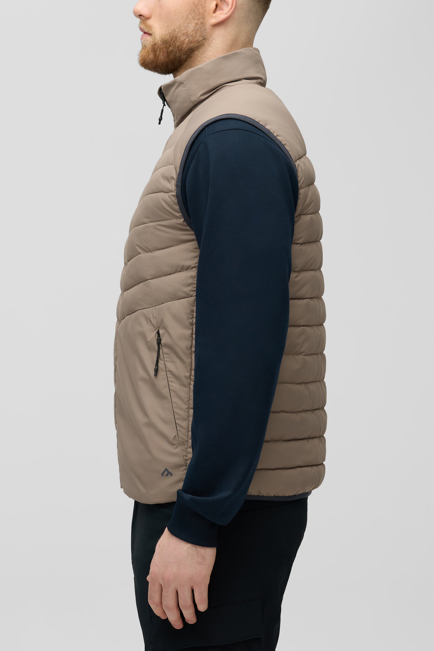 Veste matelassée résistante à l'eau - Homme && BRUN