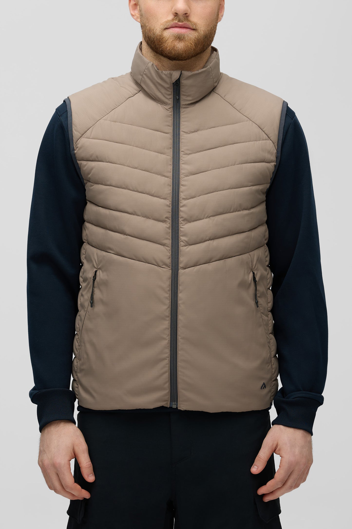 Veste matelassée résistante à l'eau - Homme && BRUN