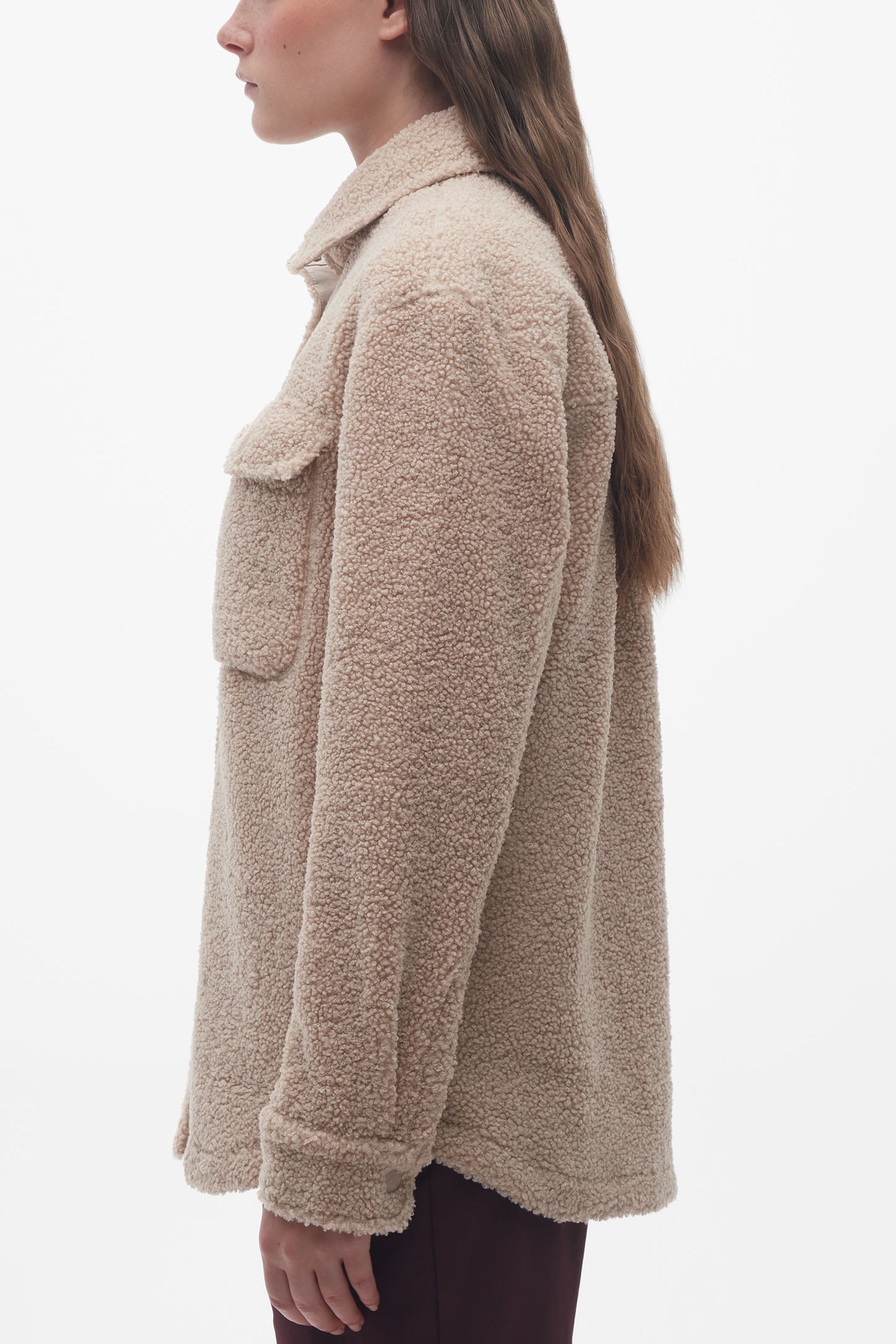 Veste en sherpa ultra-doux - Femme && BEIGE