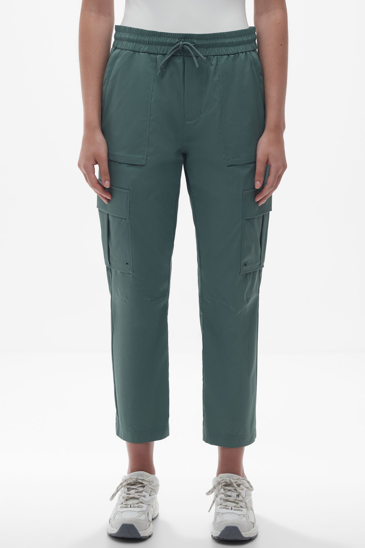 Pantalon cargo 7/8 séchage rapide - Femme && VERT
