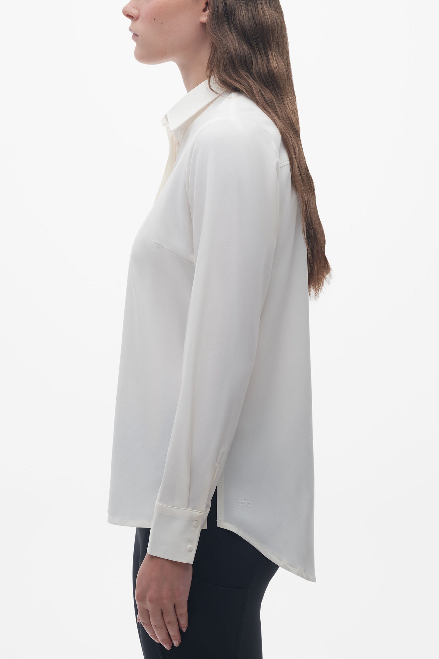 Chemise séchage rapide - Femme && BLANC CASSÉ