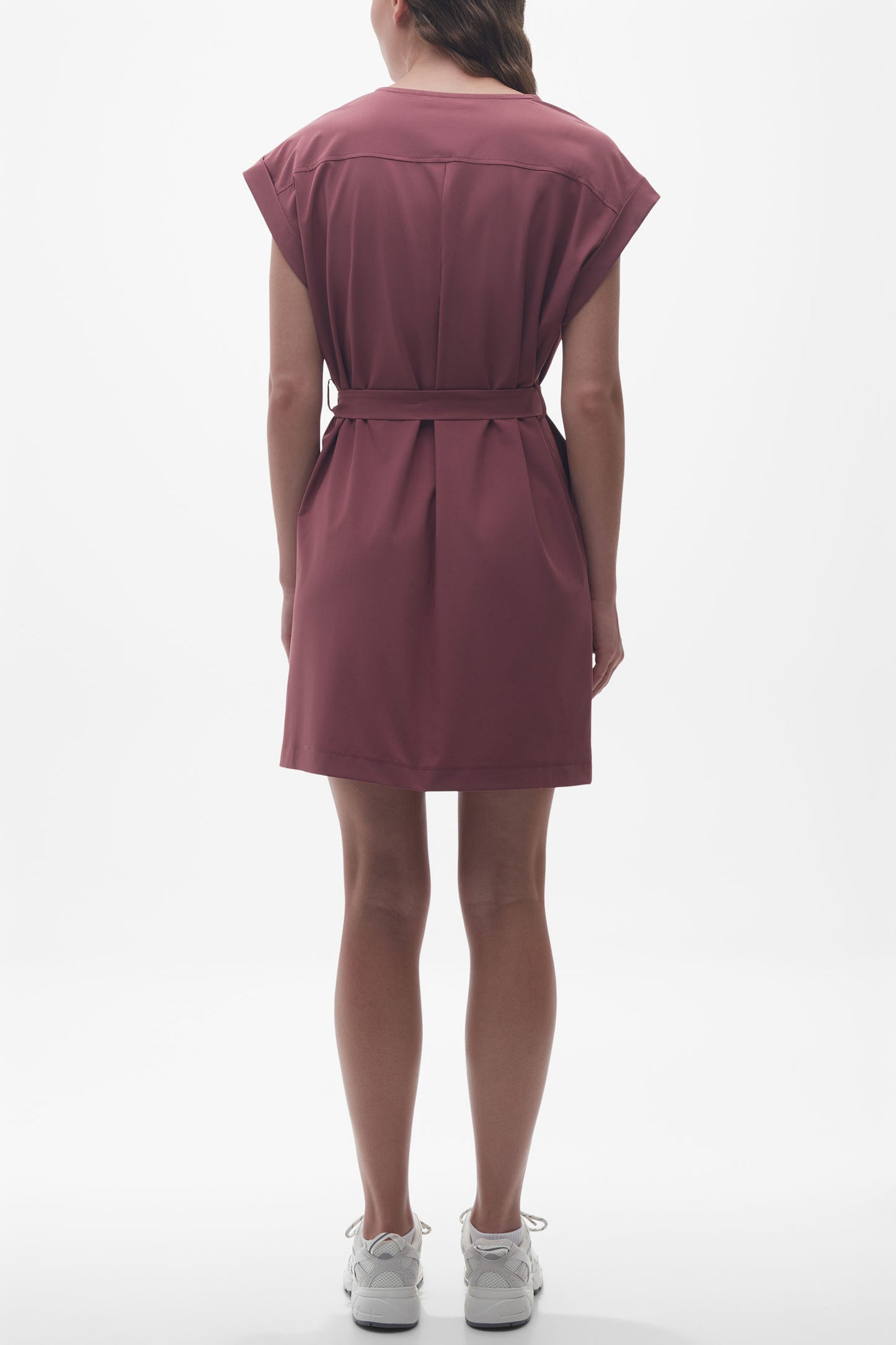 Robe portefeuille à séchage rapide - Femme && BOURGOGNE