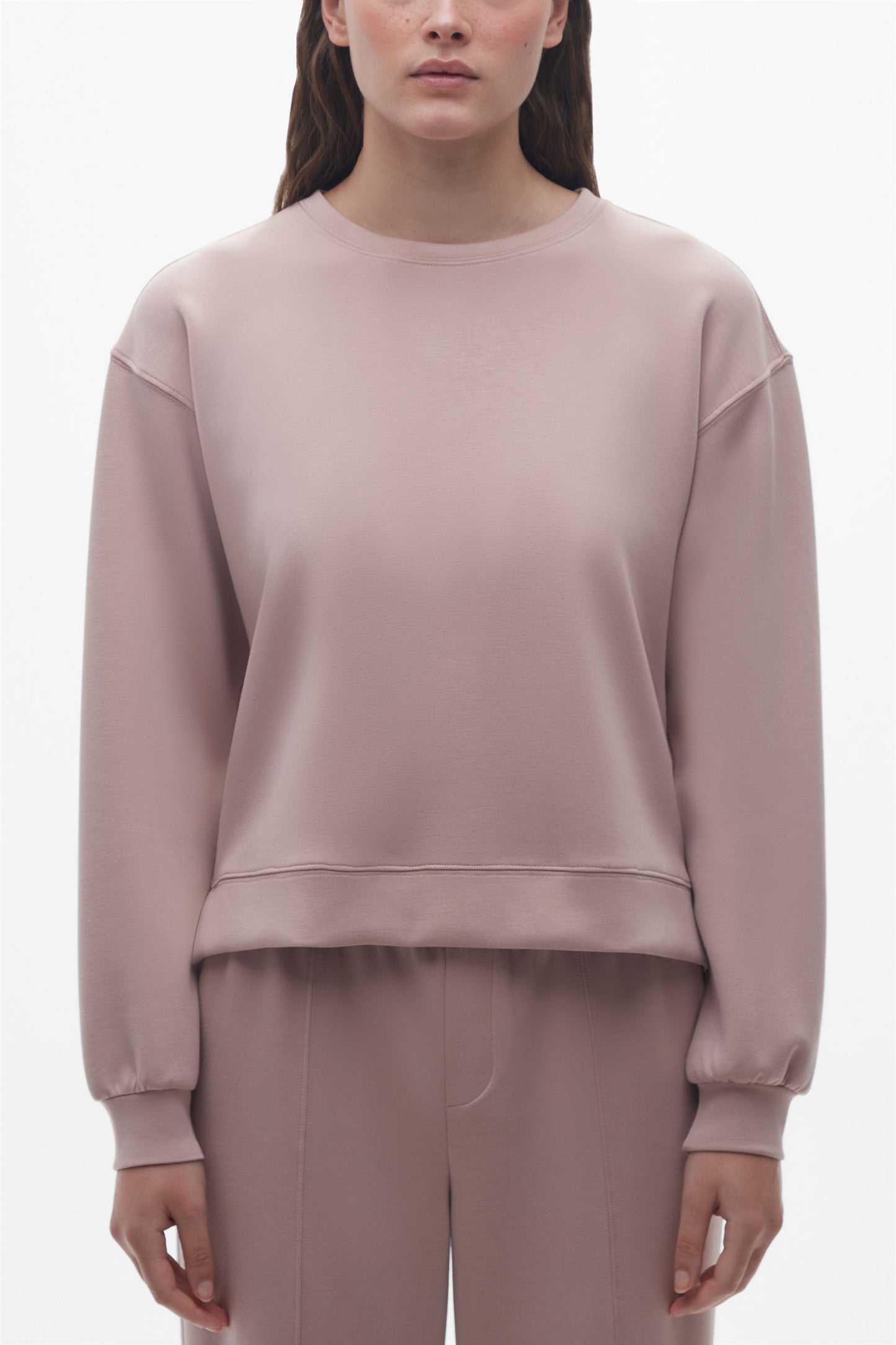 Chandail écourté ultradoux - Femme && ROSE