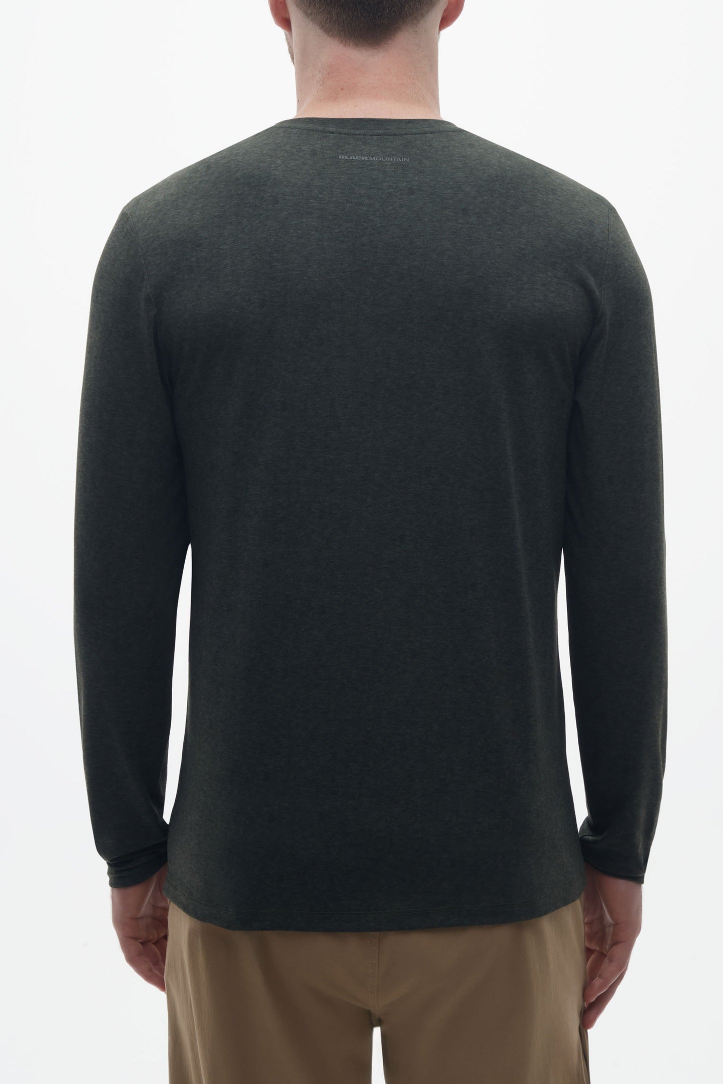 T-shirt respirant en laine mérinos - Homme && KAKI