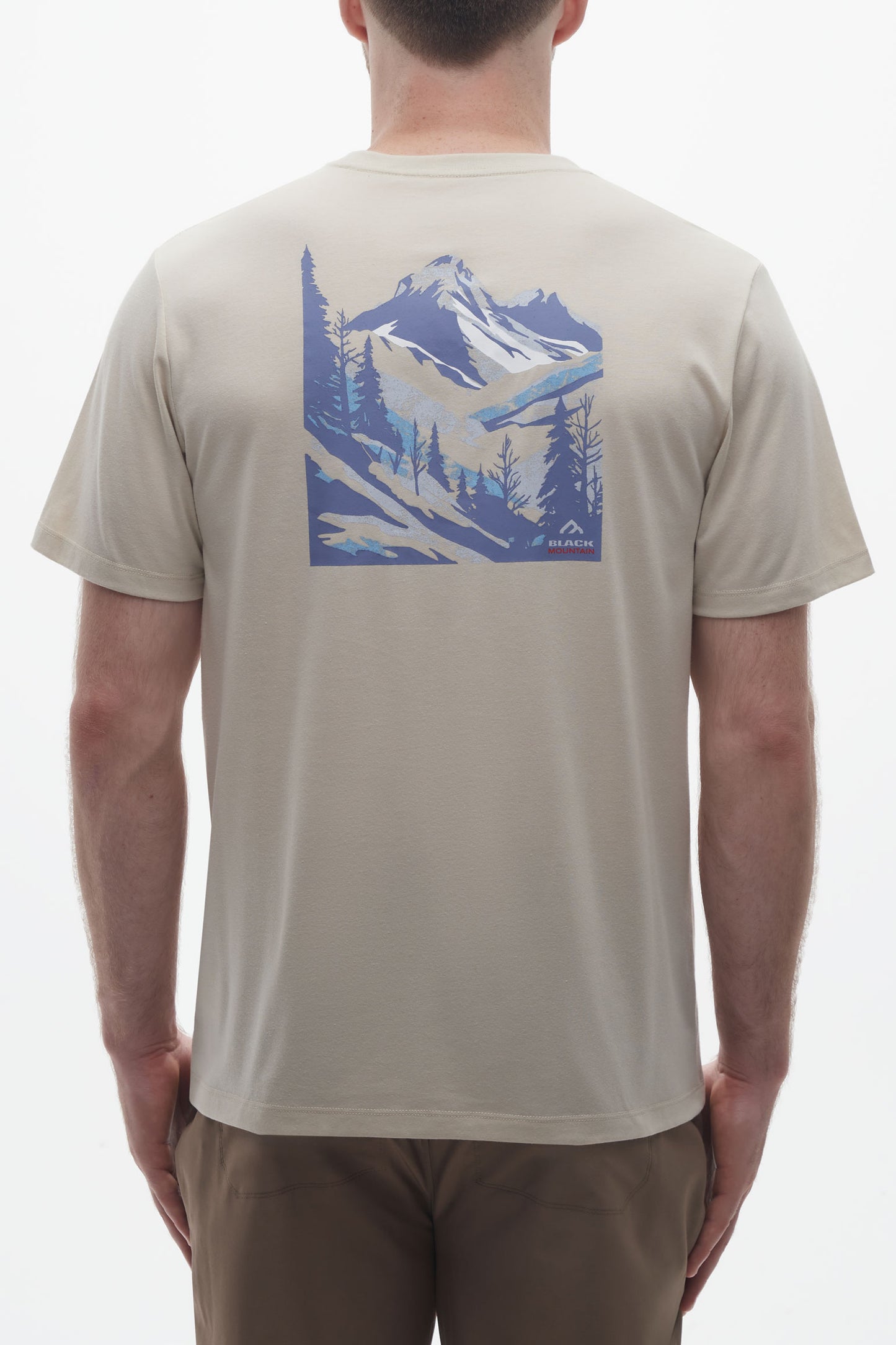 T-shirt en coton recyclé et organique - Homme && BEIGE