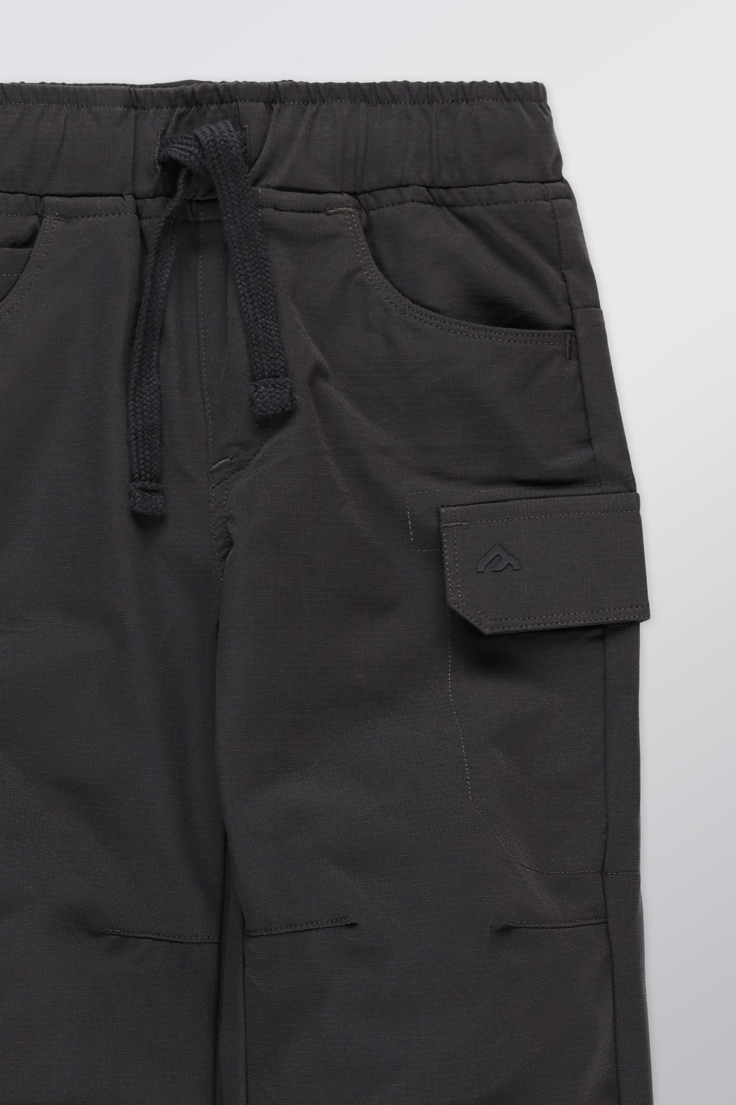 Pantalon jogger extensible - Enfant garçon && CHARBON