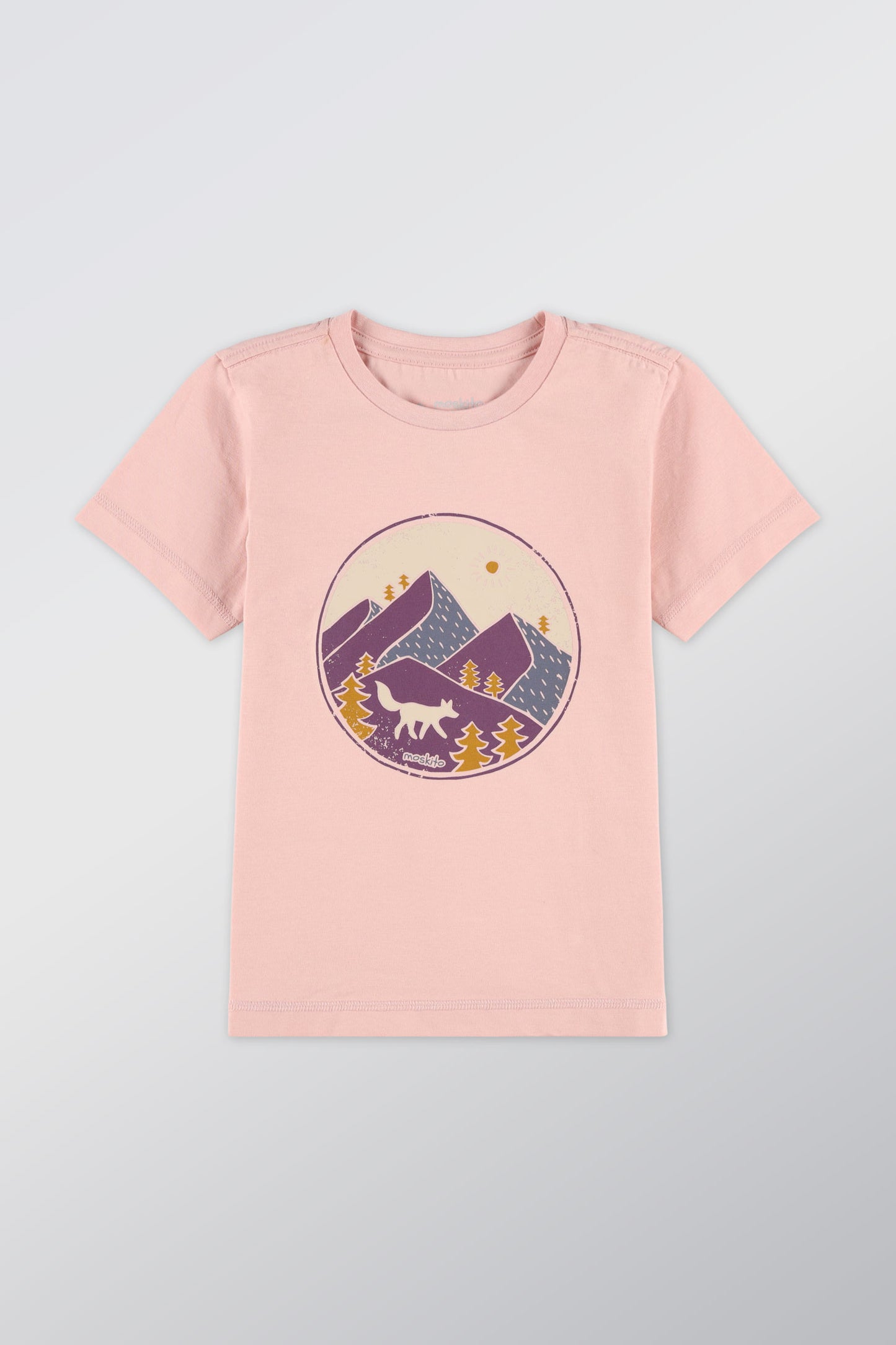 T-shirt respirant en coton - Enfant fille && ROSE
